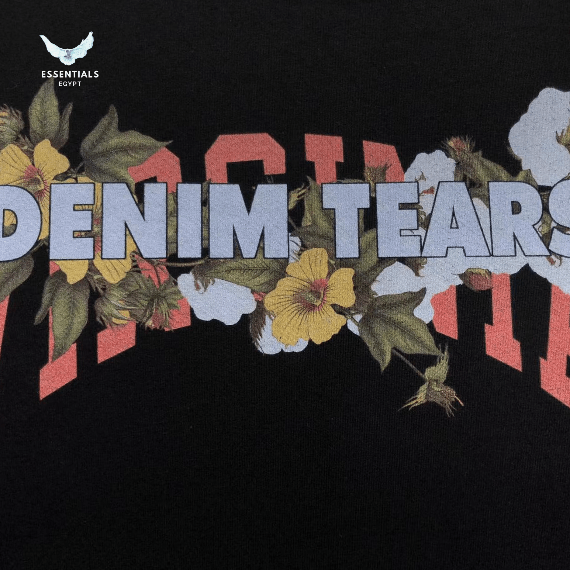 Denim Tears T-Shirt – Vivid Logo Graphic - ESSENTIALS EGYPT