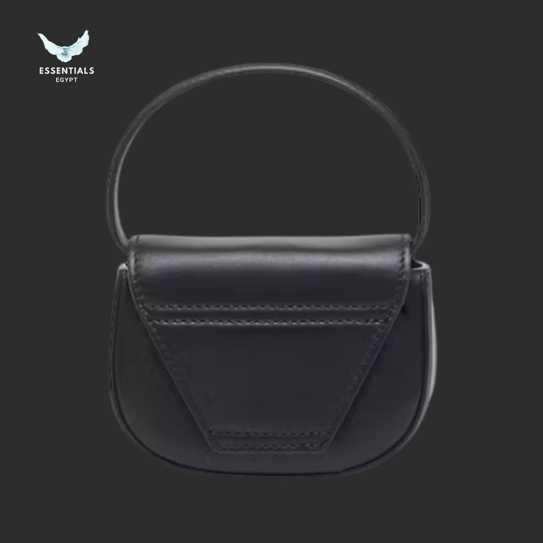 Diesel 1DR XS Mini Bag with D Plaque (Black)