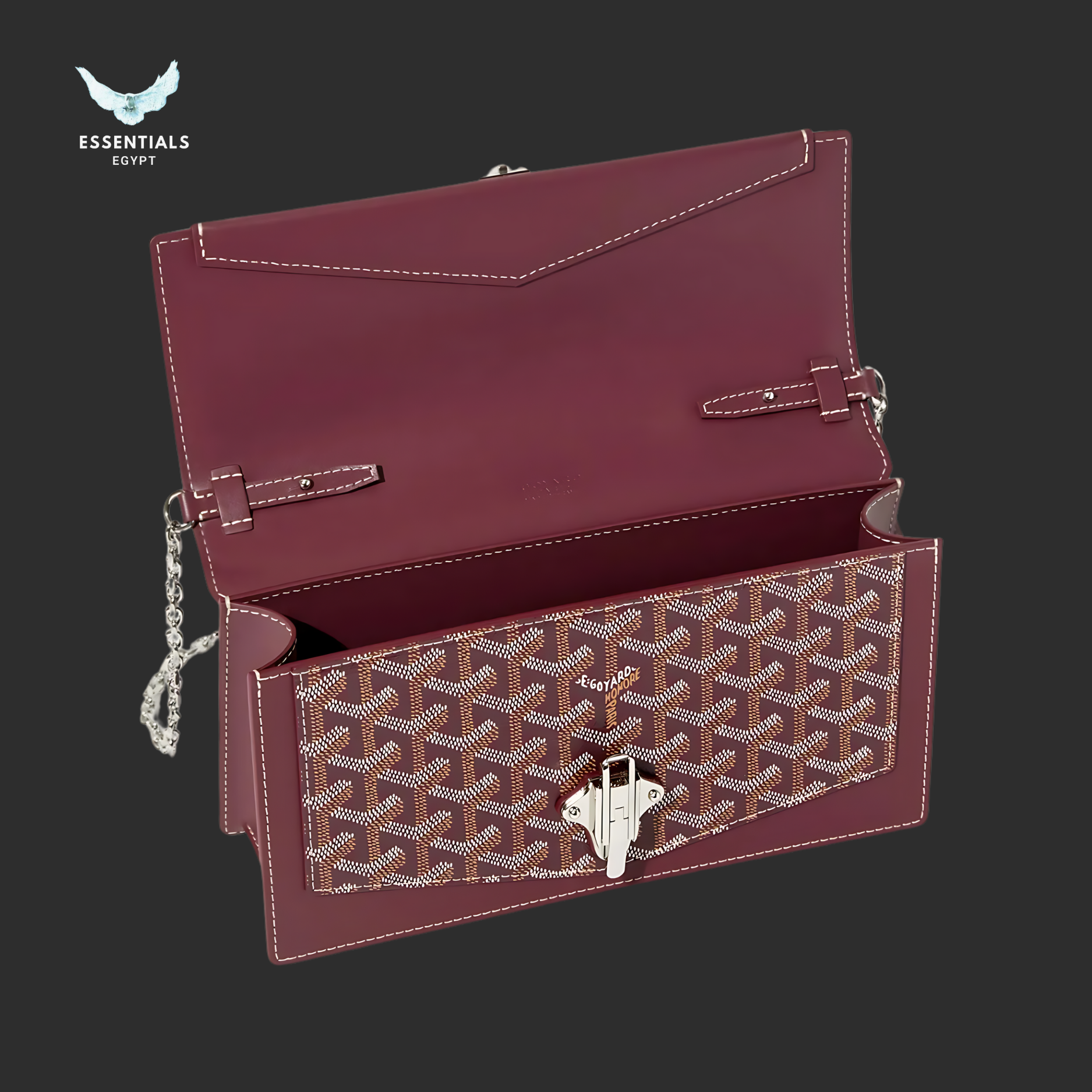 Duchesse Marie-Caroline Bag (Burgundy)