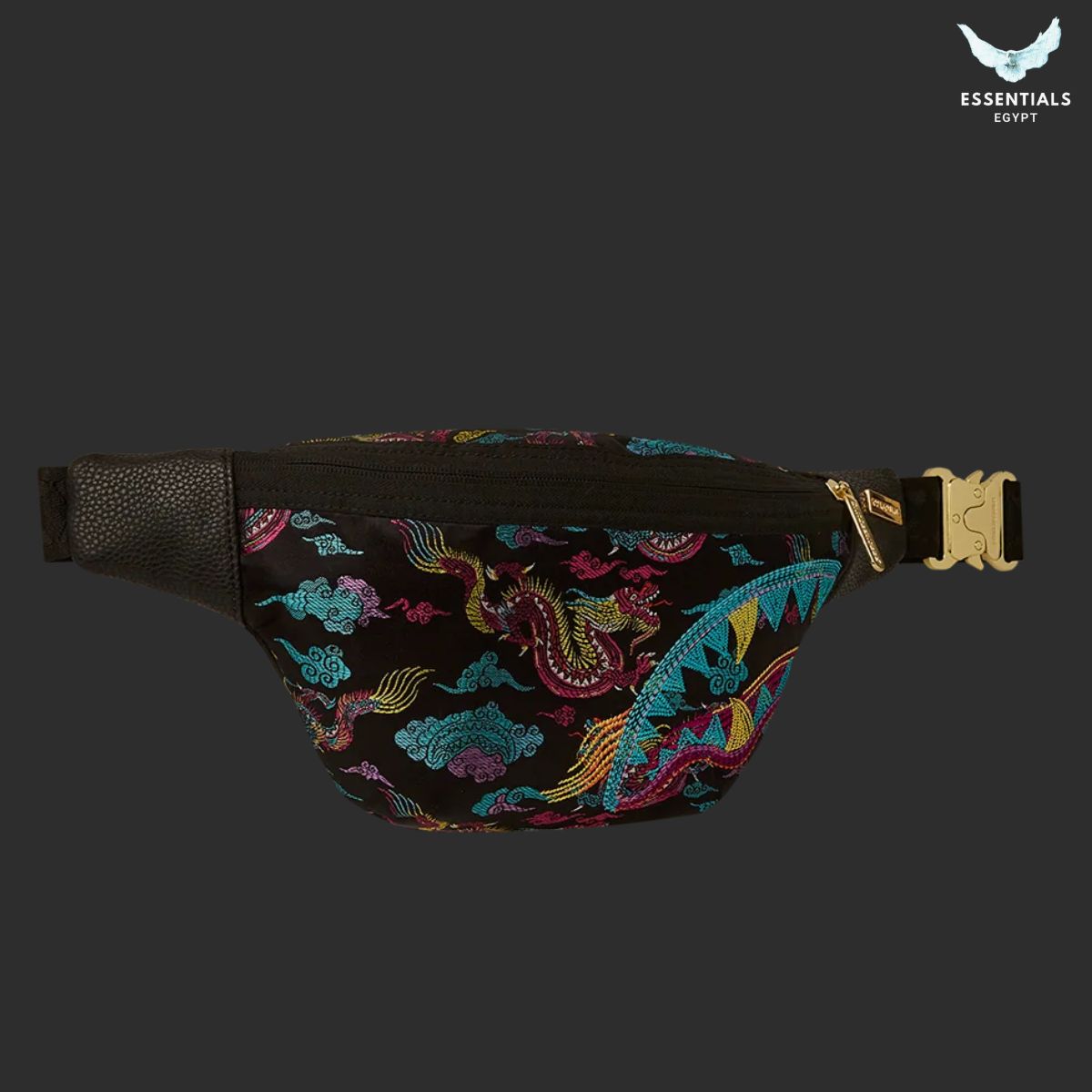 Sprayground Embroidered Dragons Savvy Crossbody
