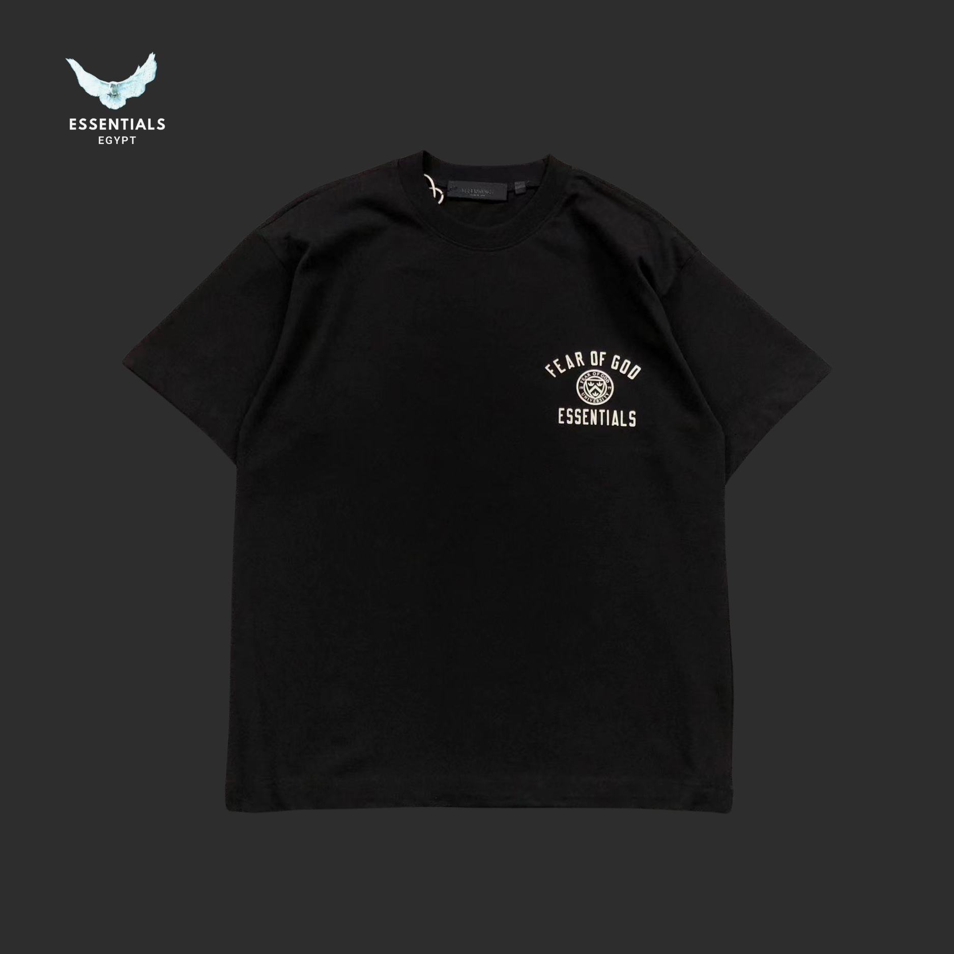 国内配送 FOG Fear Of God Essentials LOGO T-Shirt DARK NAVY FOG Essentials Core Tee 