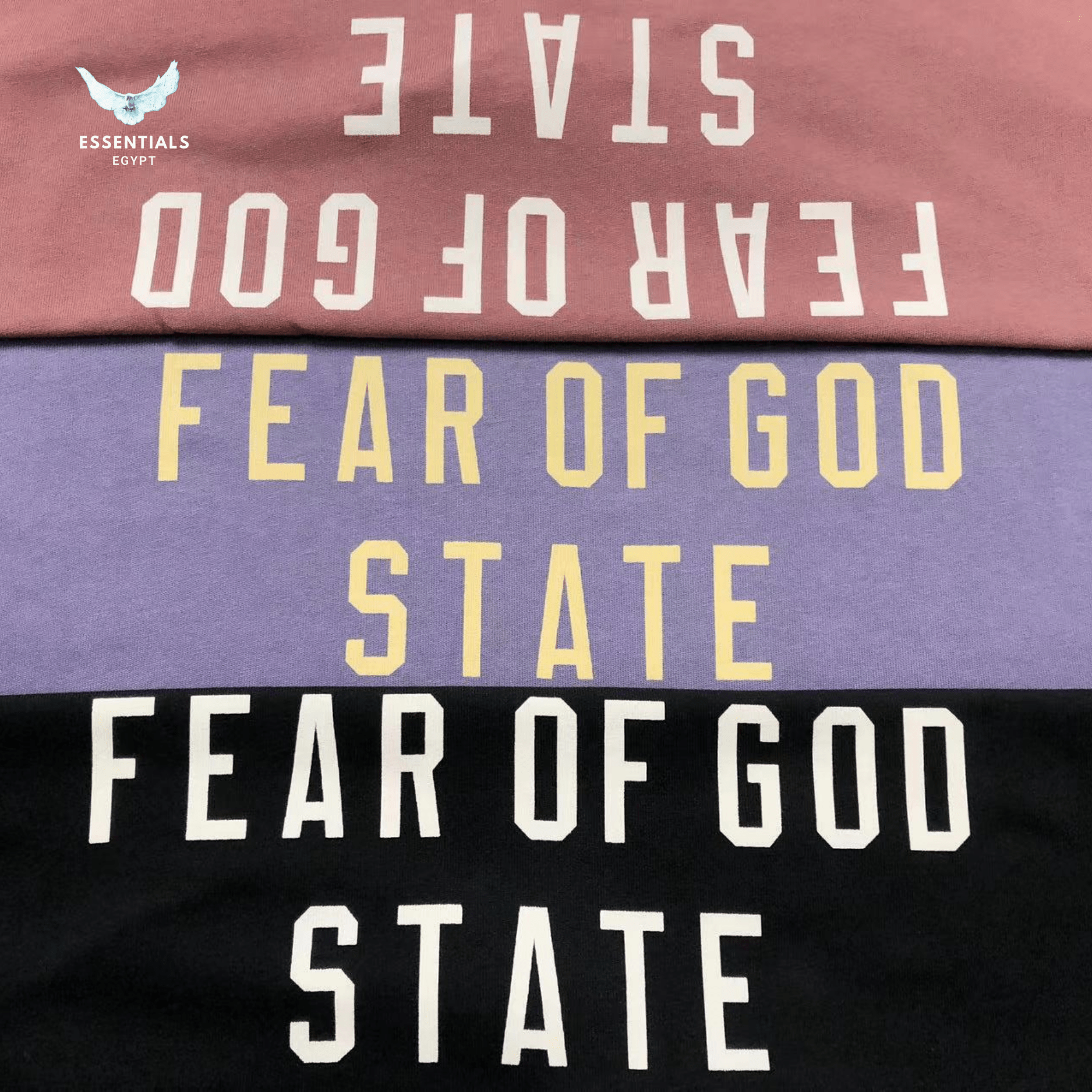Fear of God T-Shirt – STATE Stack Bold - ESSENTIALS EGYPT