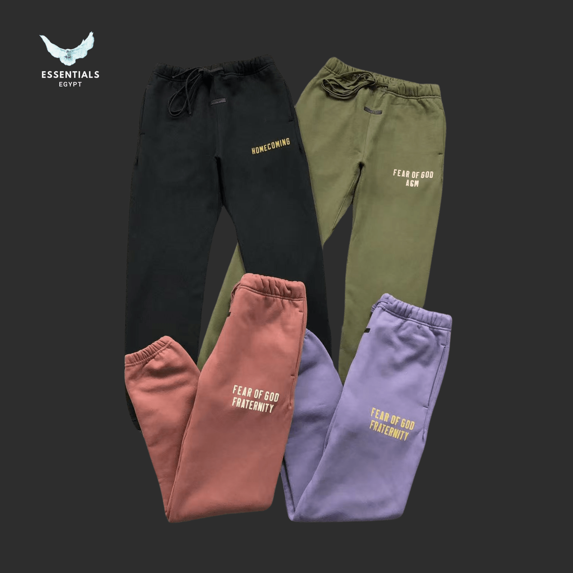 Essentials Sweatpants – Split Panel Series - ESSENTIALS EGYPT