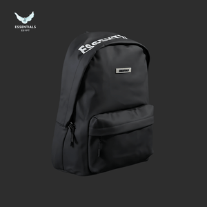 Essentials Backpack – Black Logo Pack - ESSENTIALS EGYPT
