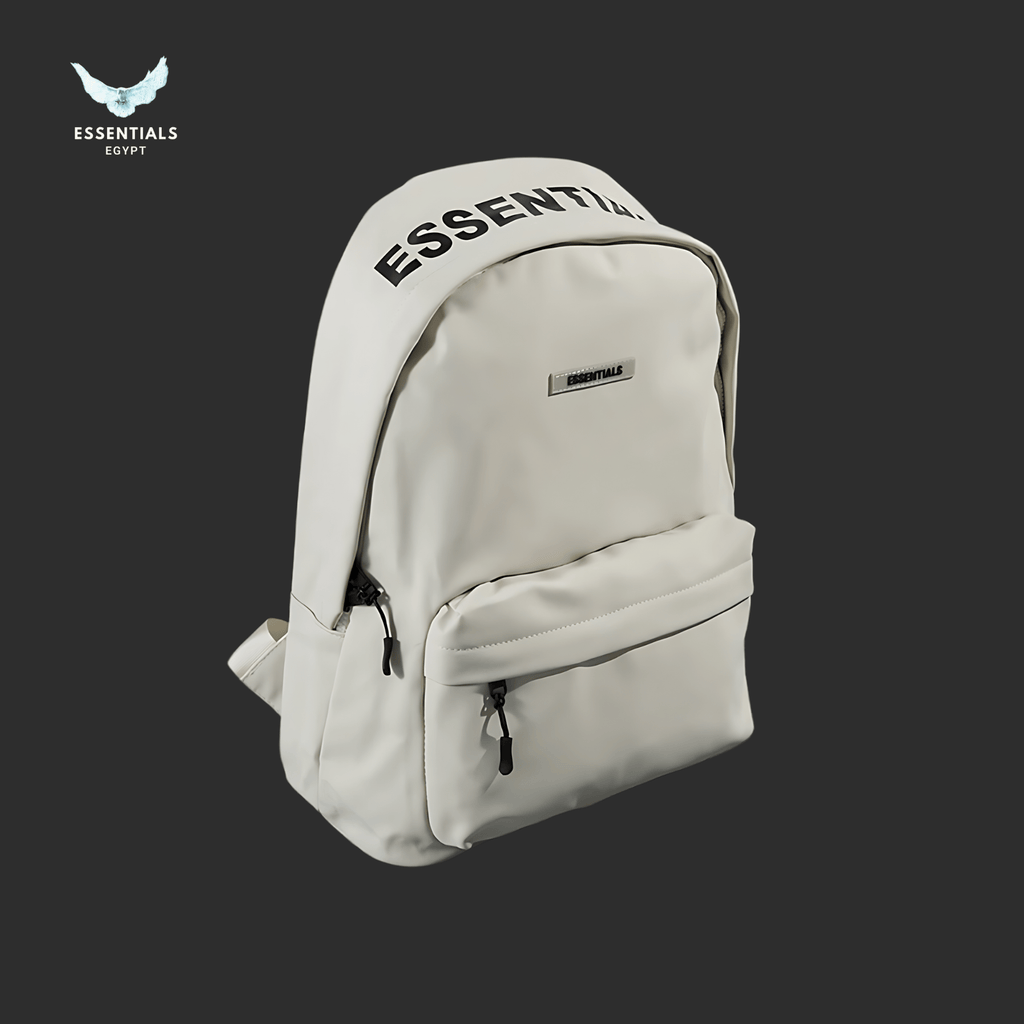 Authentic Backpack Fear Of God Essentials Graphic Backpack Cream