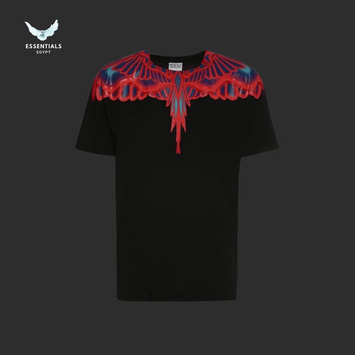 MARCELLO BURLON FUEGO 半袖ユニフォーム Marcelo Burlon Blaze Wings Tee Egypt | Essentials EG