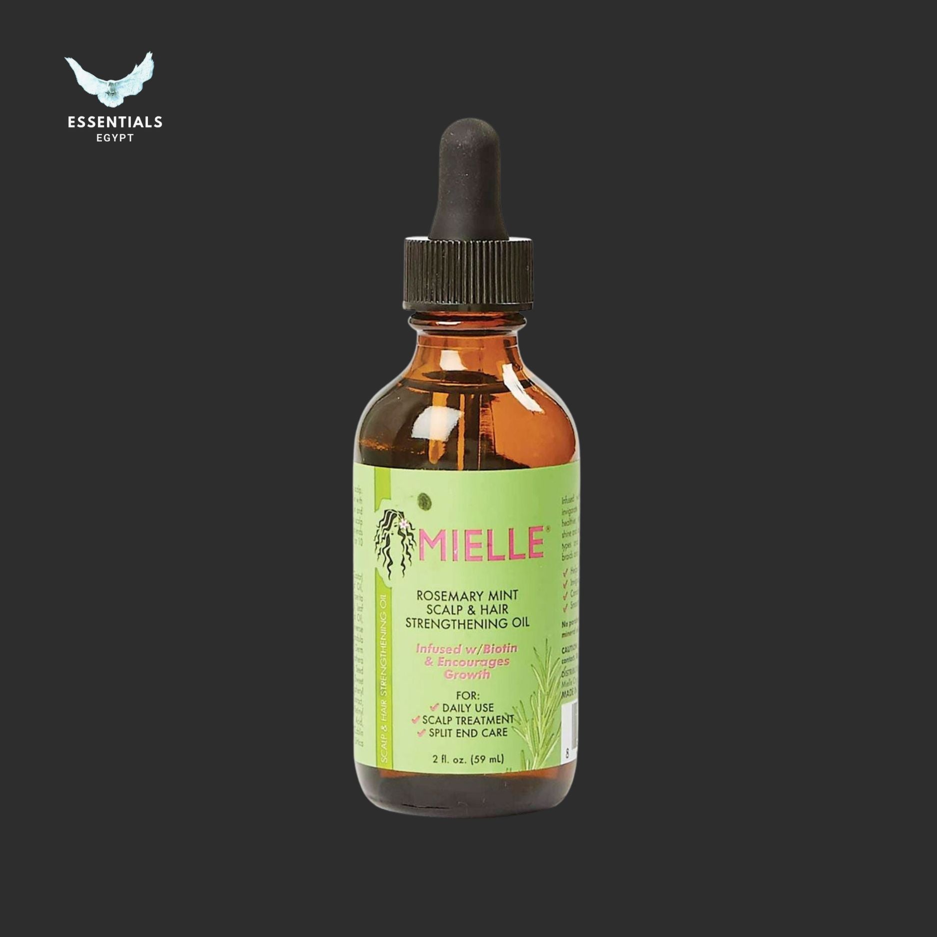 Mielle Rosemary & Mint Hair Oil – Strengthening Care - ESSENTIALS EGYPT