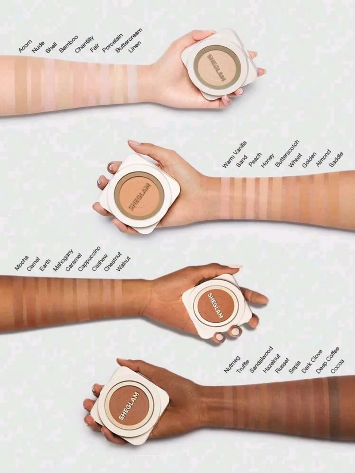 SHEGLAM Skin - Focus High Coverage Powder Foundation - ESSENTIALS EGYPT