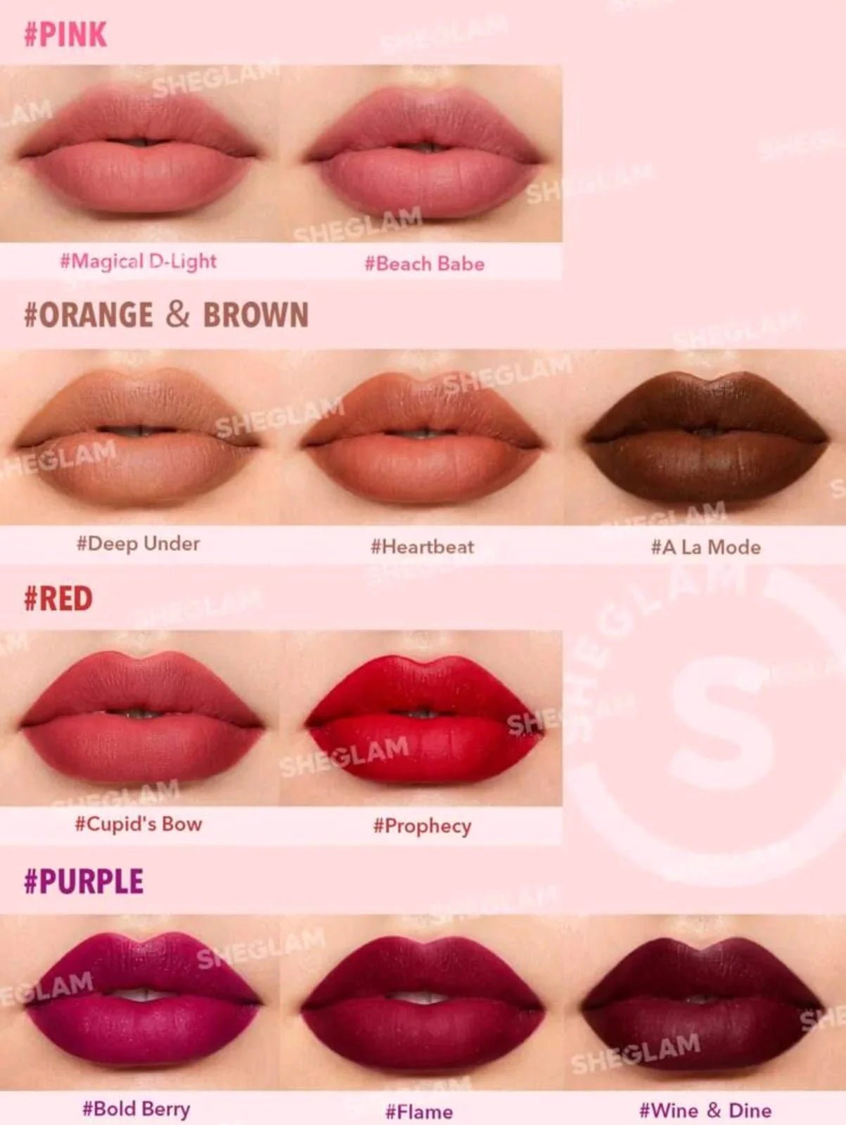 SHEGLAM Starlight Velvet Lipstick - ESSENTIALS EGYPT