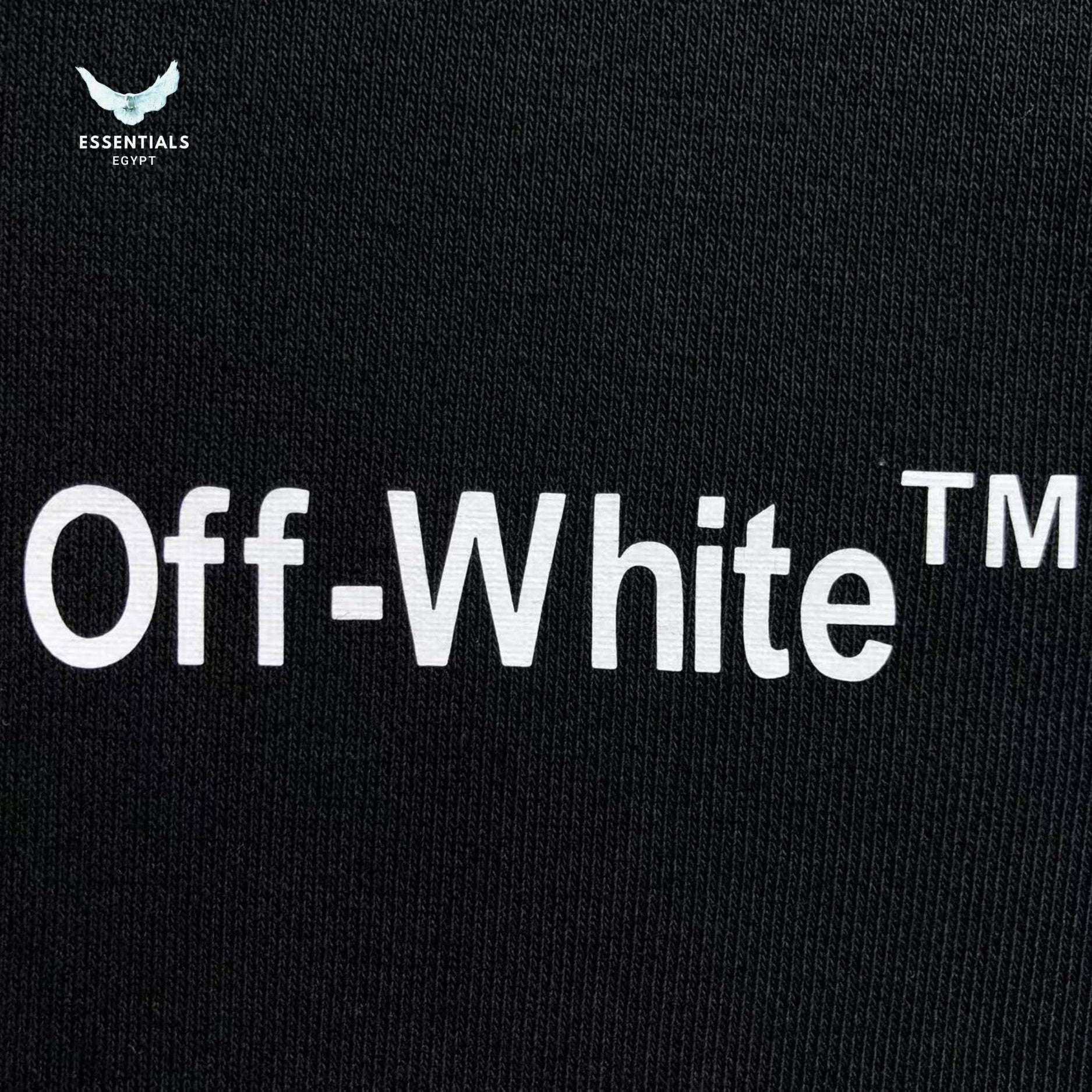 Off - White Diagonal Zip Hoodie - ESSENTIALS EGYPT