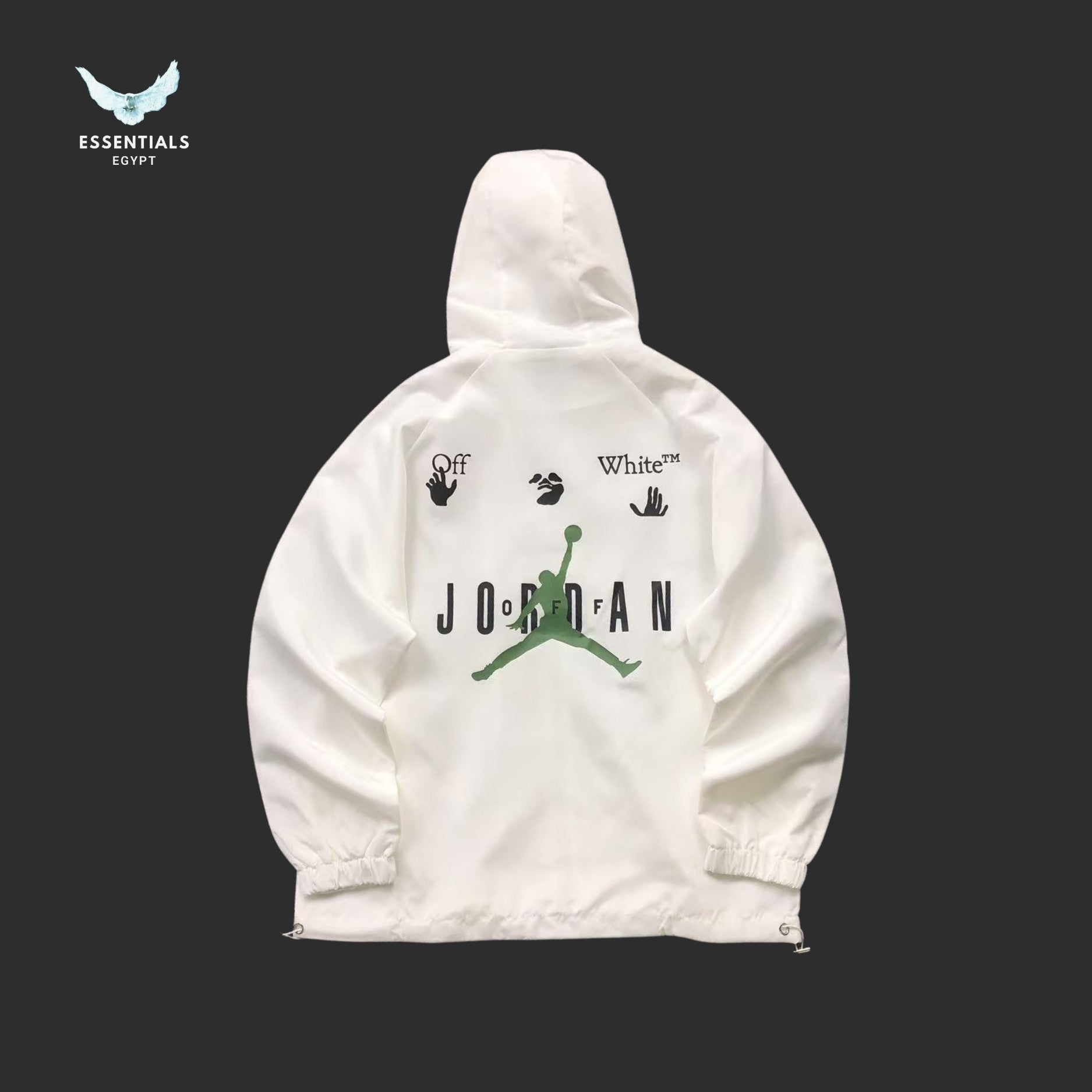 Off - White x Air Jordan Hoodie - ESSENTIALS EGYPT