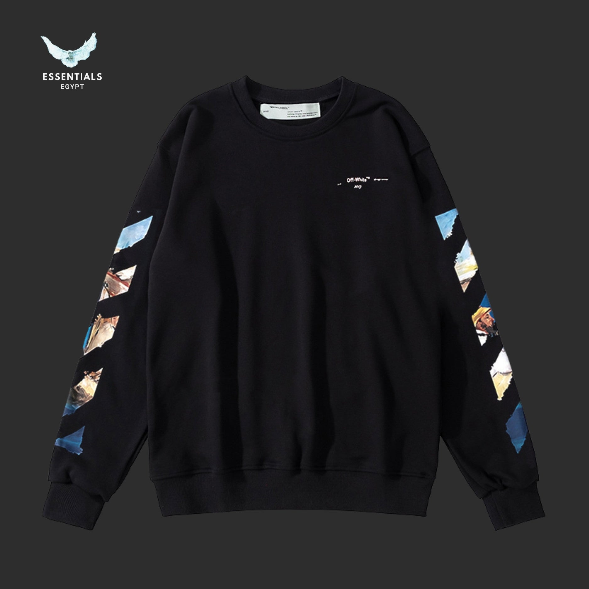 Off - White Caravaggio Painting Sweatshirt - ESSENTIALS EGYPT