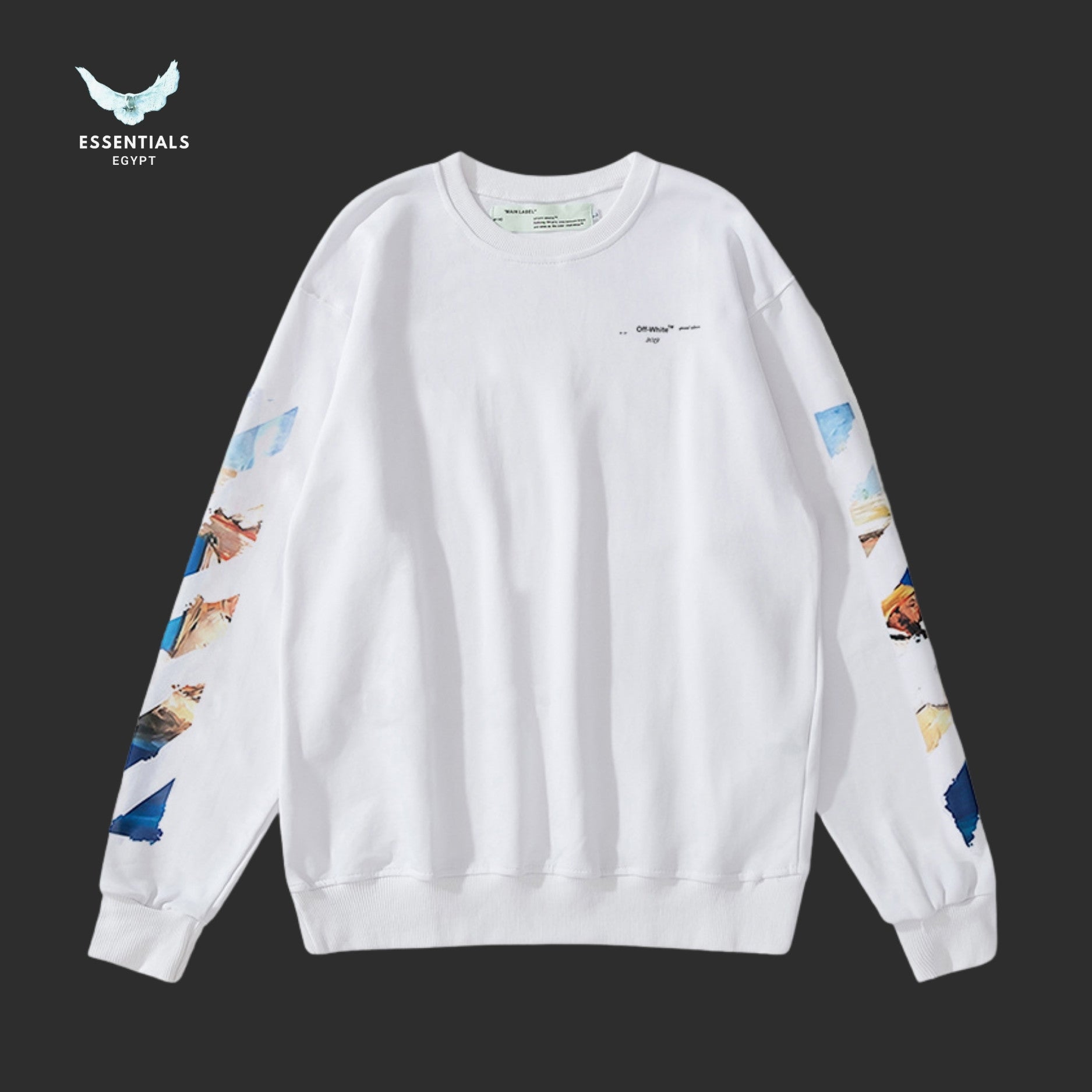Off - White Caravaggio Painting Sweatshirt - ESSENTIALS EGYPT