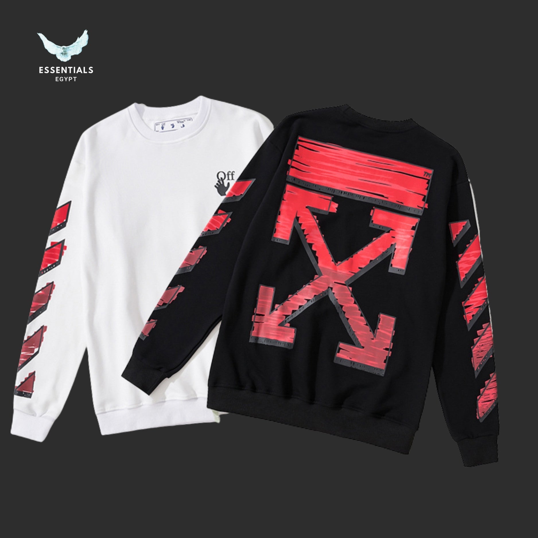 Off - White Marker Arrows Sweatshirt - ESSENTIALS EGYPT