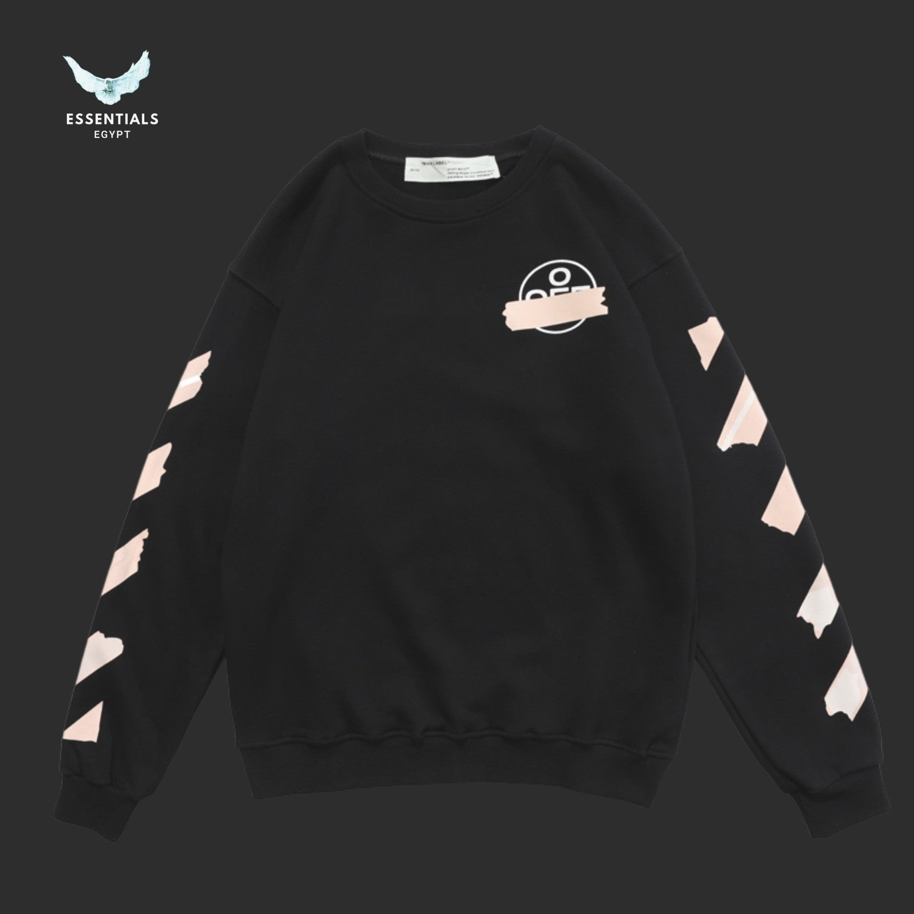 Off - White Tape Arrows Sweatshirt - ESSENTIALS EGYPT