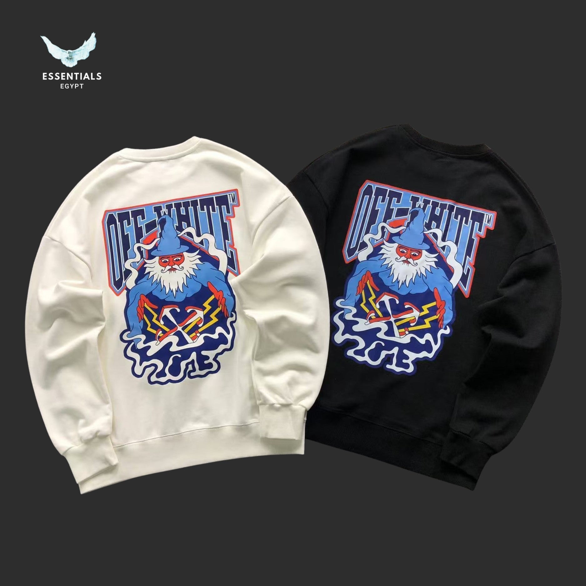 Off - White Wizard Skate Sweatshirt - ESSENTIALS EGYPT