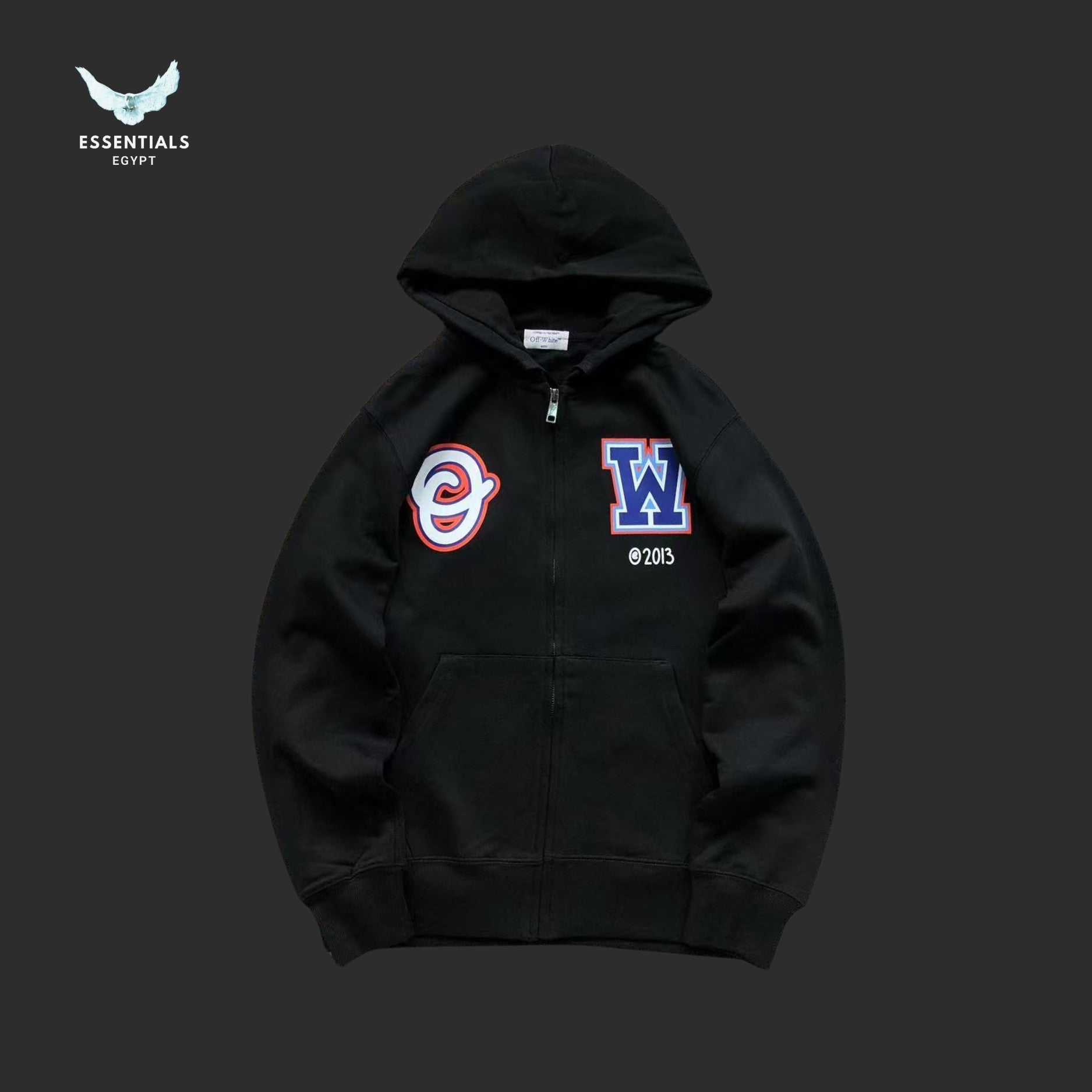 Off - White Wiz Patch Zip Skate Hoodie - ESSENTIALS EGYPT