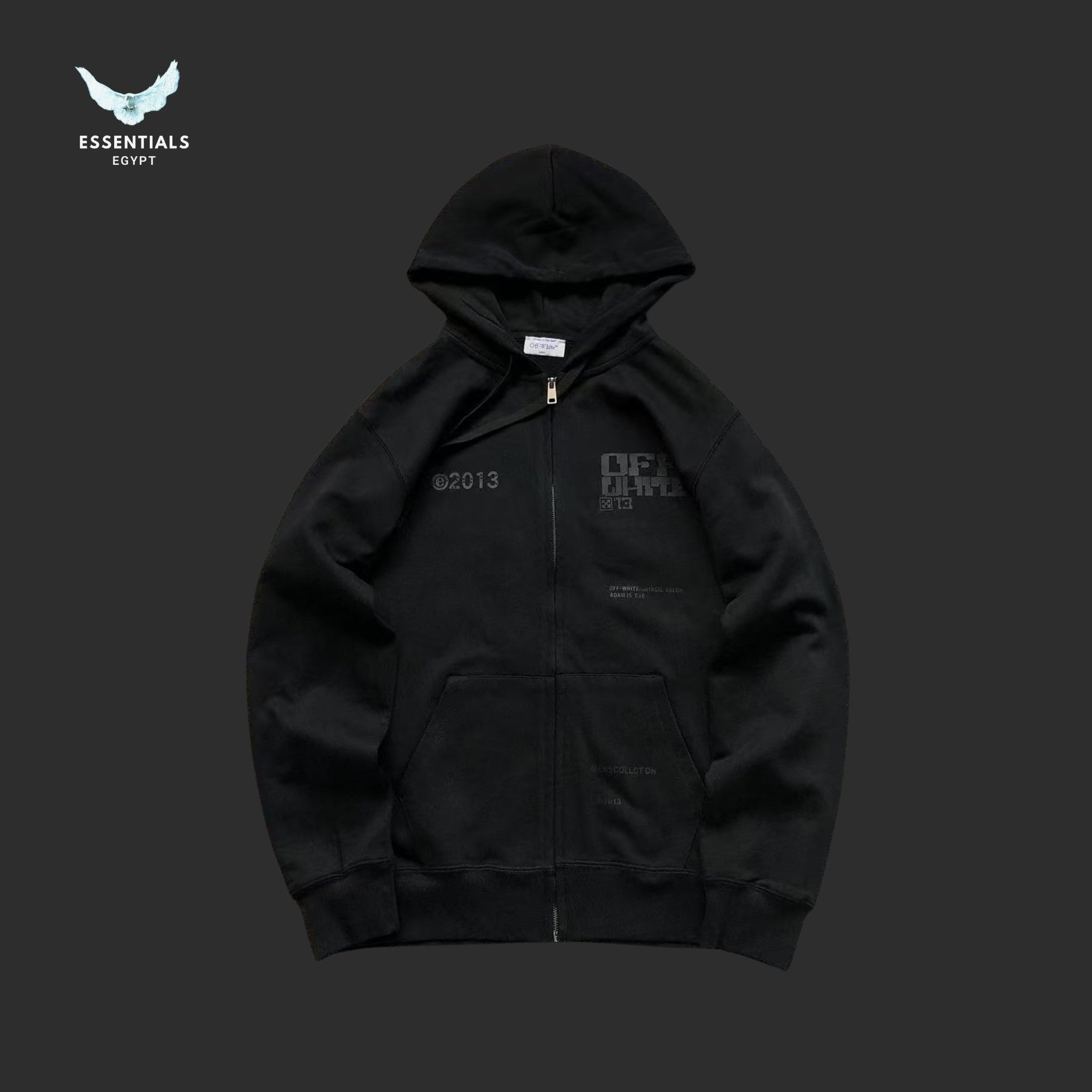 Off White Rubber Arrows Hoodie - ESSENTIALS EGYPT