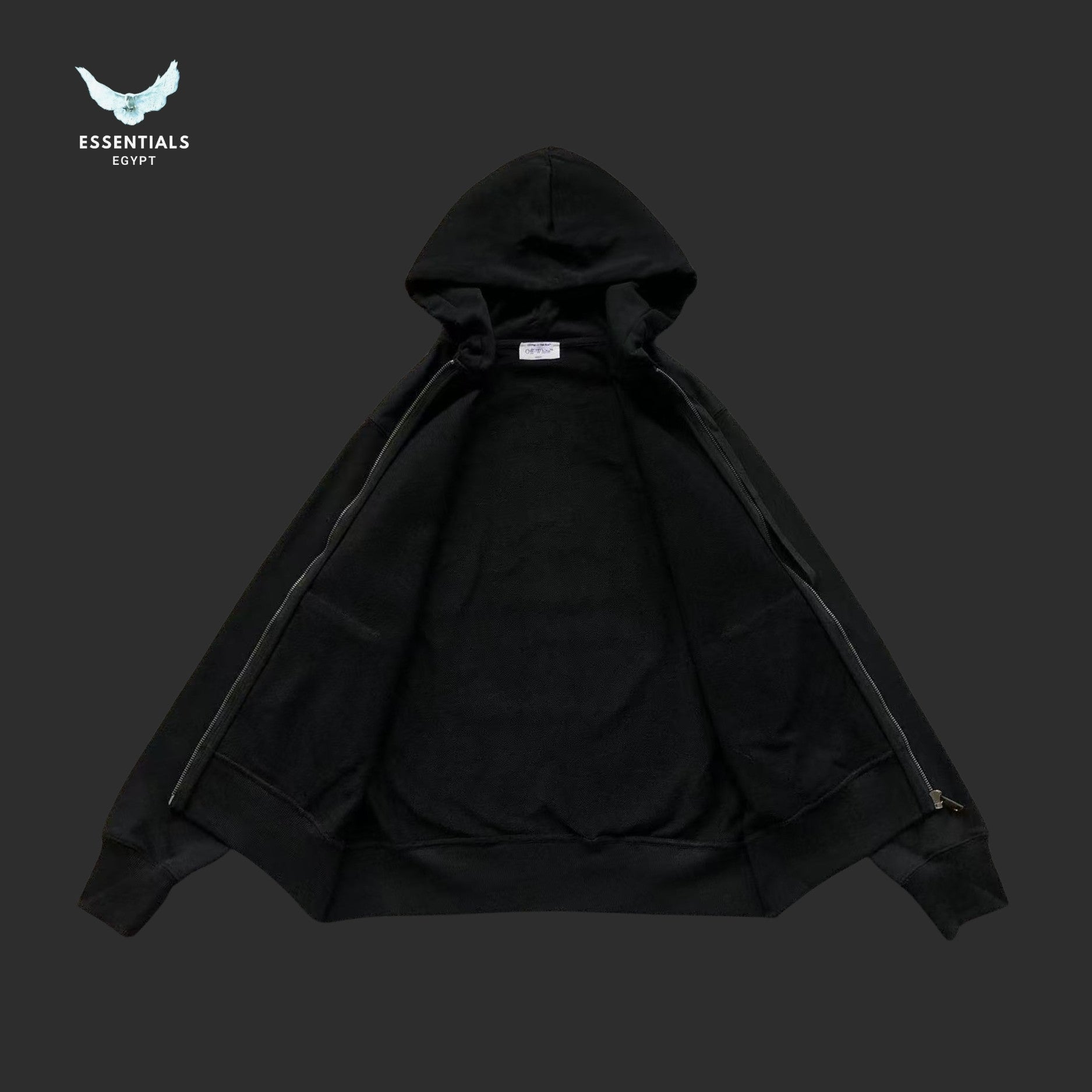 Off White Rubber Arrows Hoodie - ESSENTIALS EGYPT