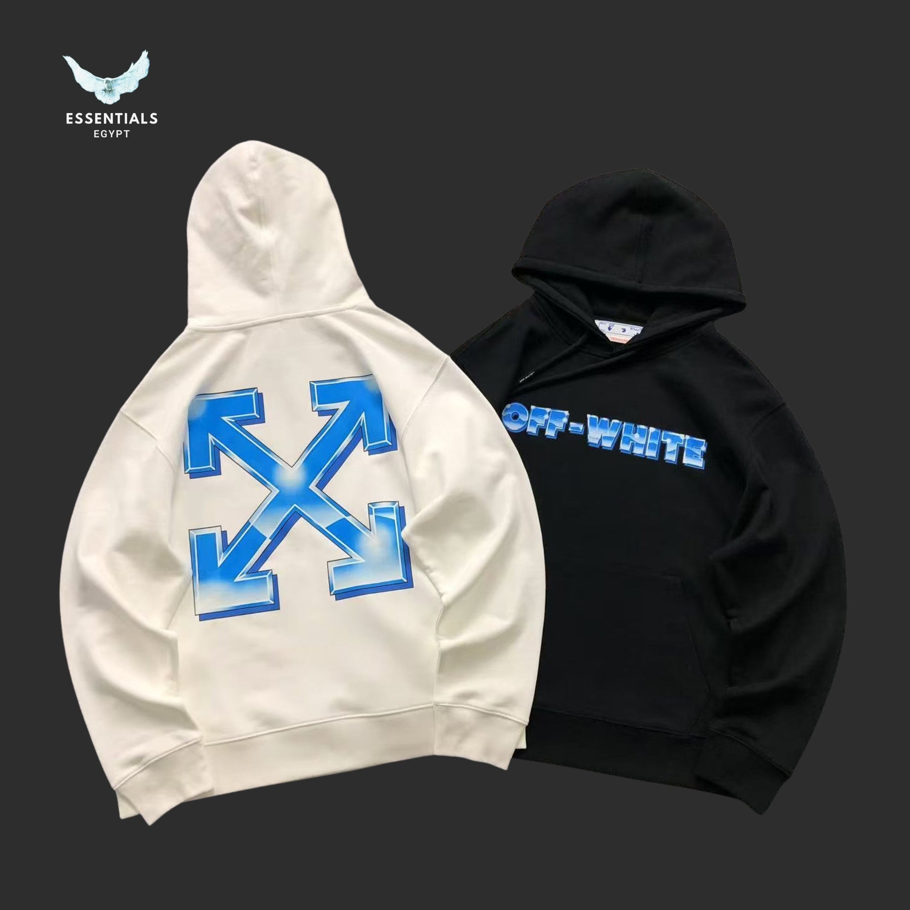Off - White Metal Arrows Hoodie - ESSENTIALS EGYPT