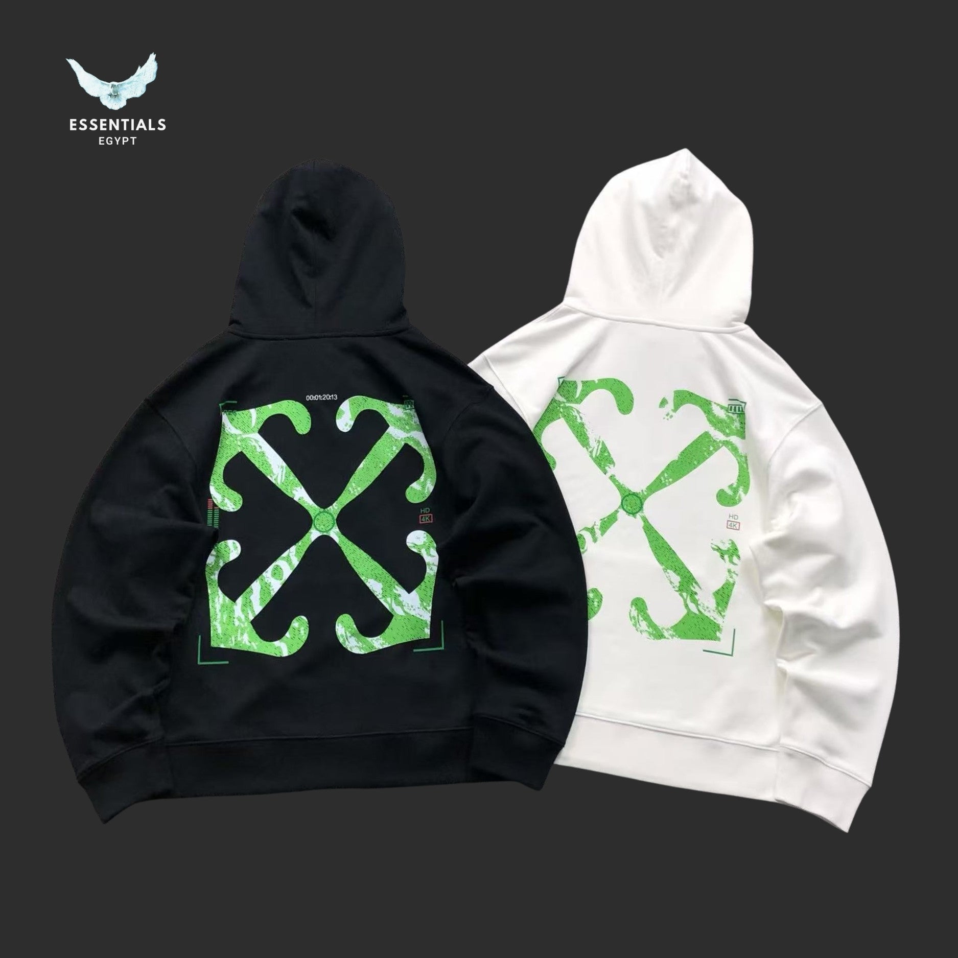 Off - White Moon Cam Arrow Skate Hoodie - ESSENTIALS EGYPT