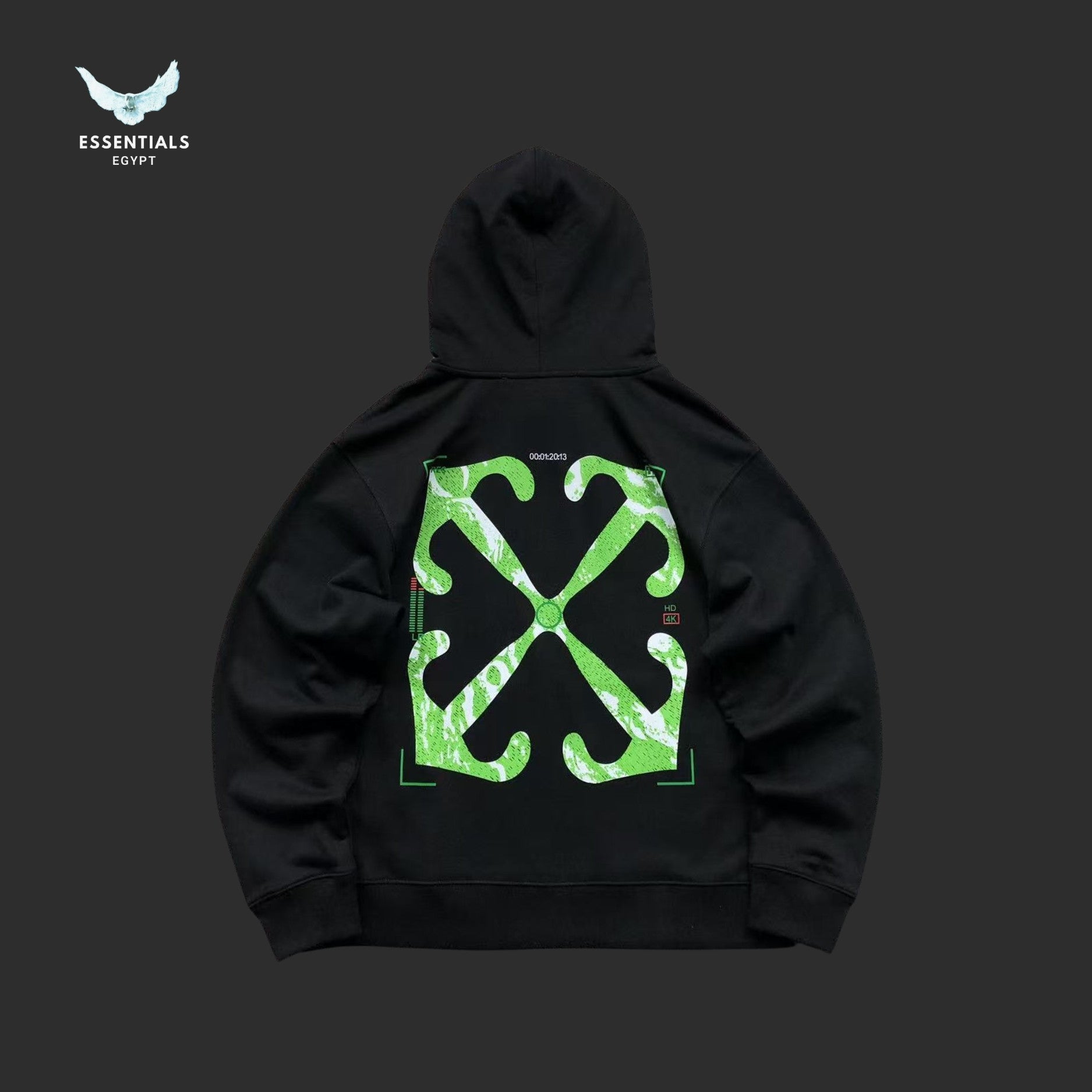 Off - White Moon Cam Arrow Skate Hoodie - ESSENTIALS EGYPT