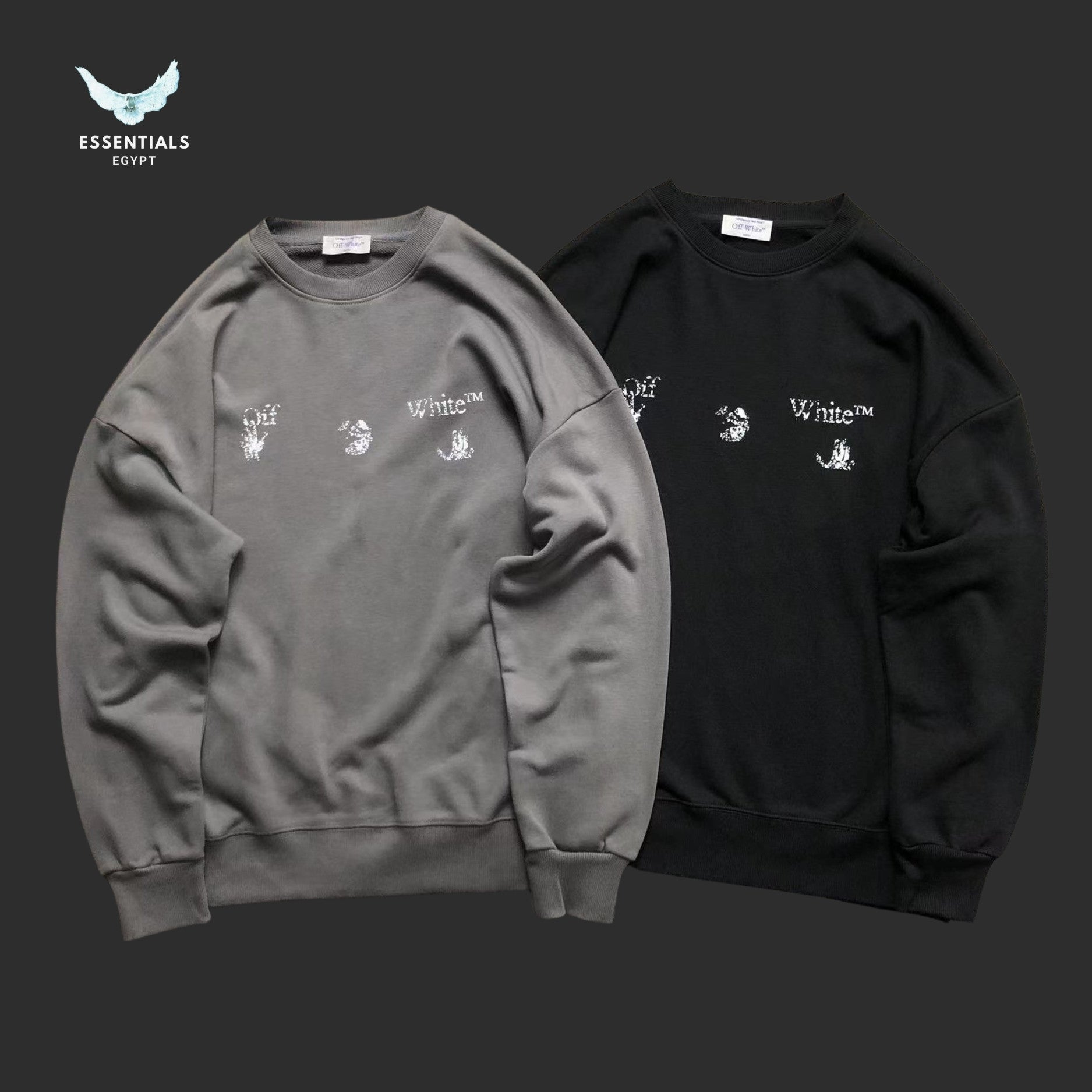 Off - White Symbols Logo Sweatshirt - ESSENTIALS EGYPT