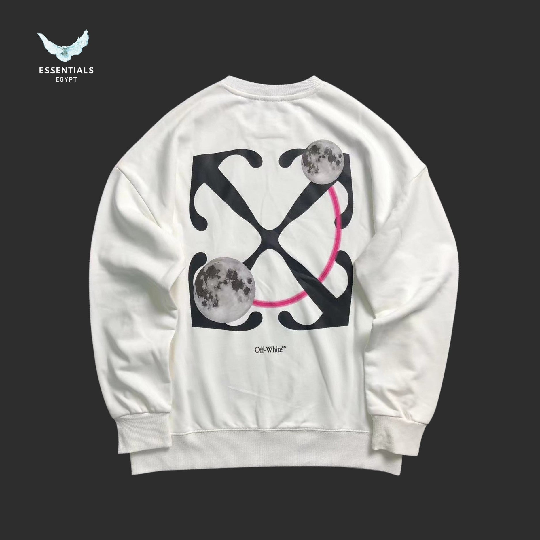 Off - White Double Moon Arrow Skate Sweatshirt - ESSENTIALS EGYPT