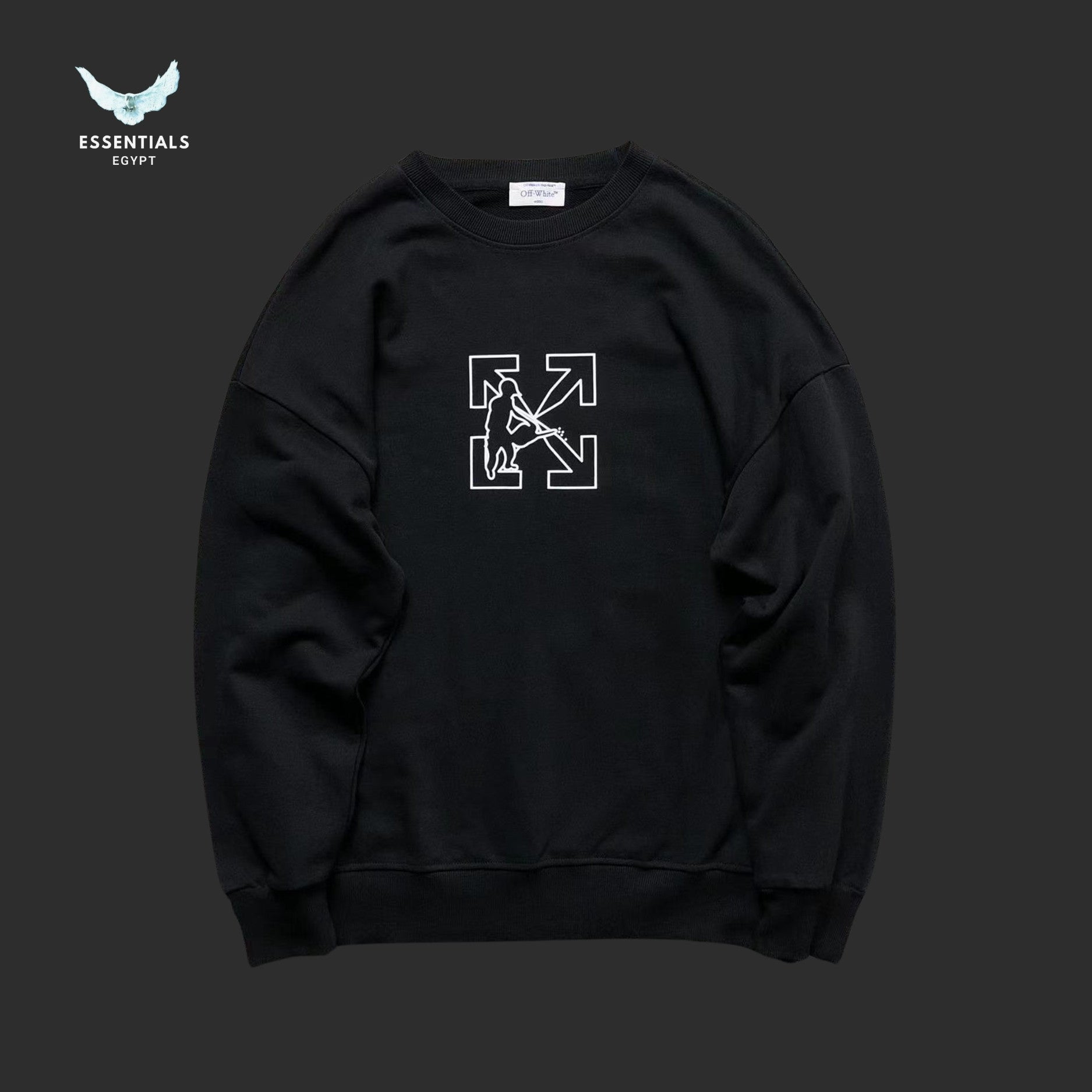 Off - White Chainsaw Worker Sweatshirt - ESSENTIALS EGYPT