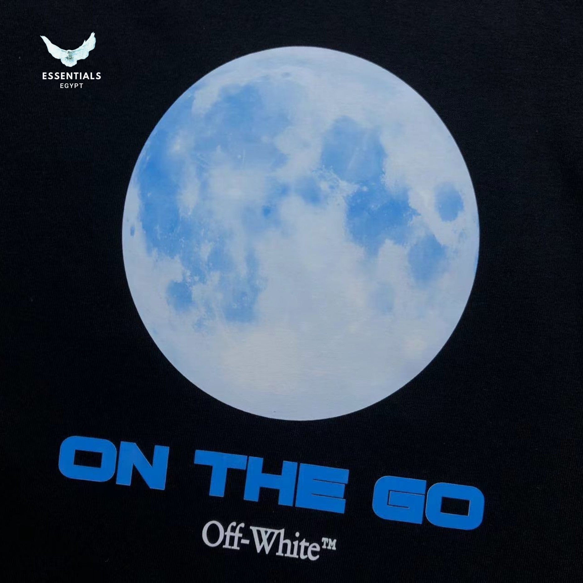 Off - White "On the go" Moon Skate Cotton Sweatshirt - ESSENTIALS EGYPT