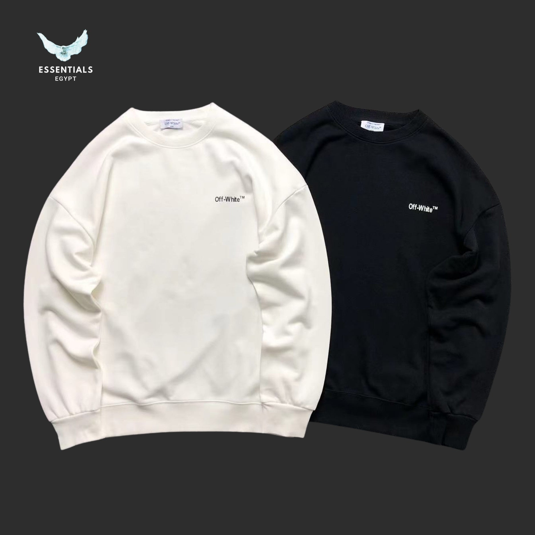 OFF - WHITE Moon Arrow Skate Crewneck Sweatshirt - ESSENTIALS EGYPT