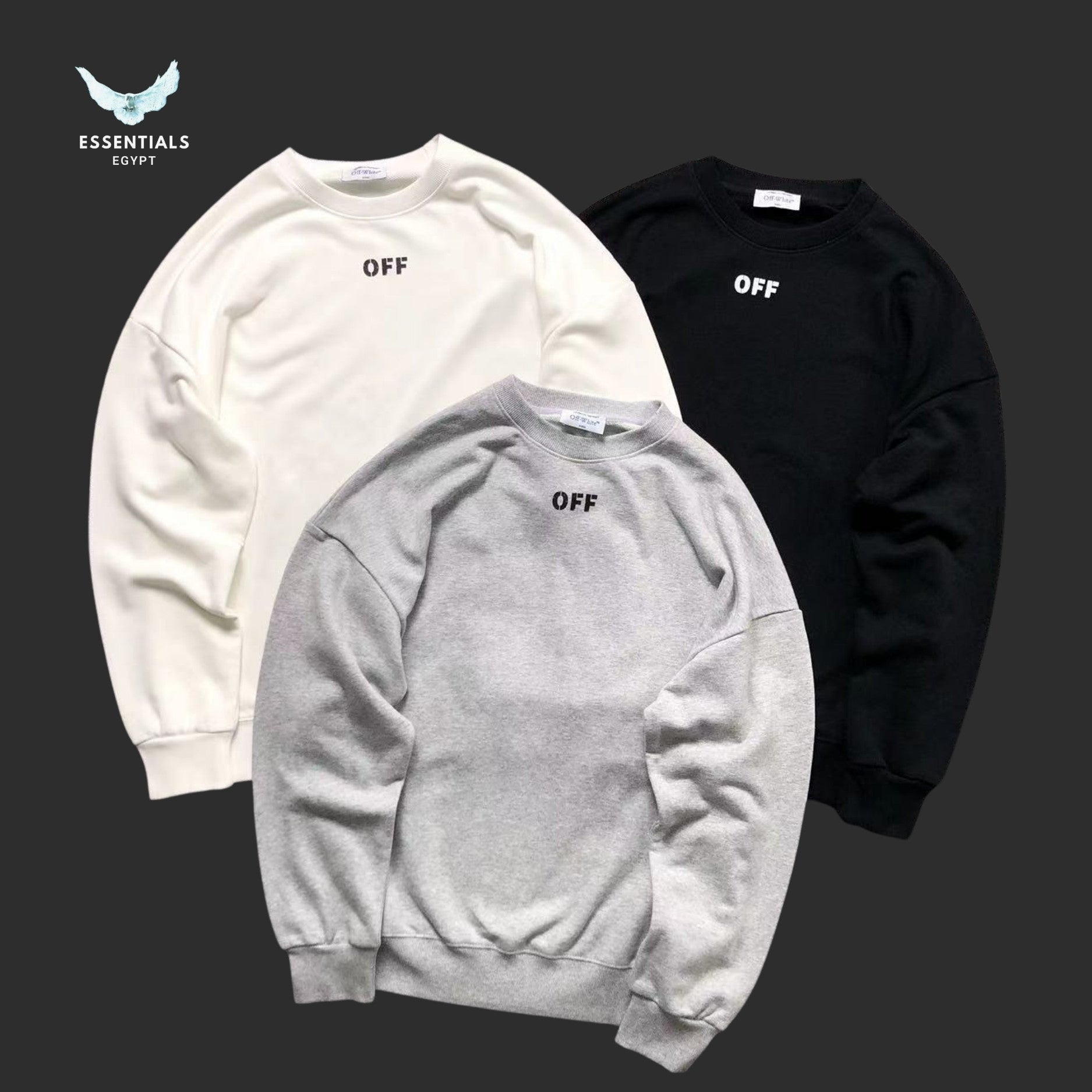 Off - White Classic Sweatshirt - ESSENTIALS EGYPT