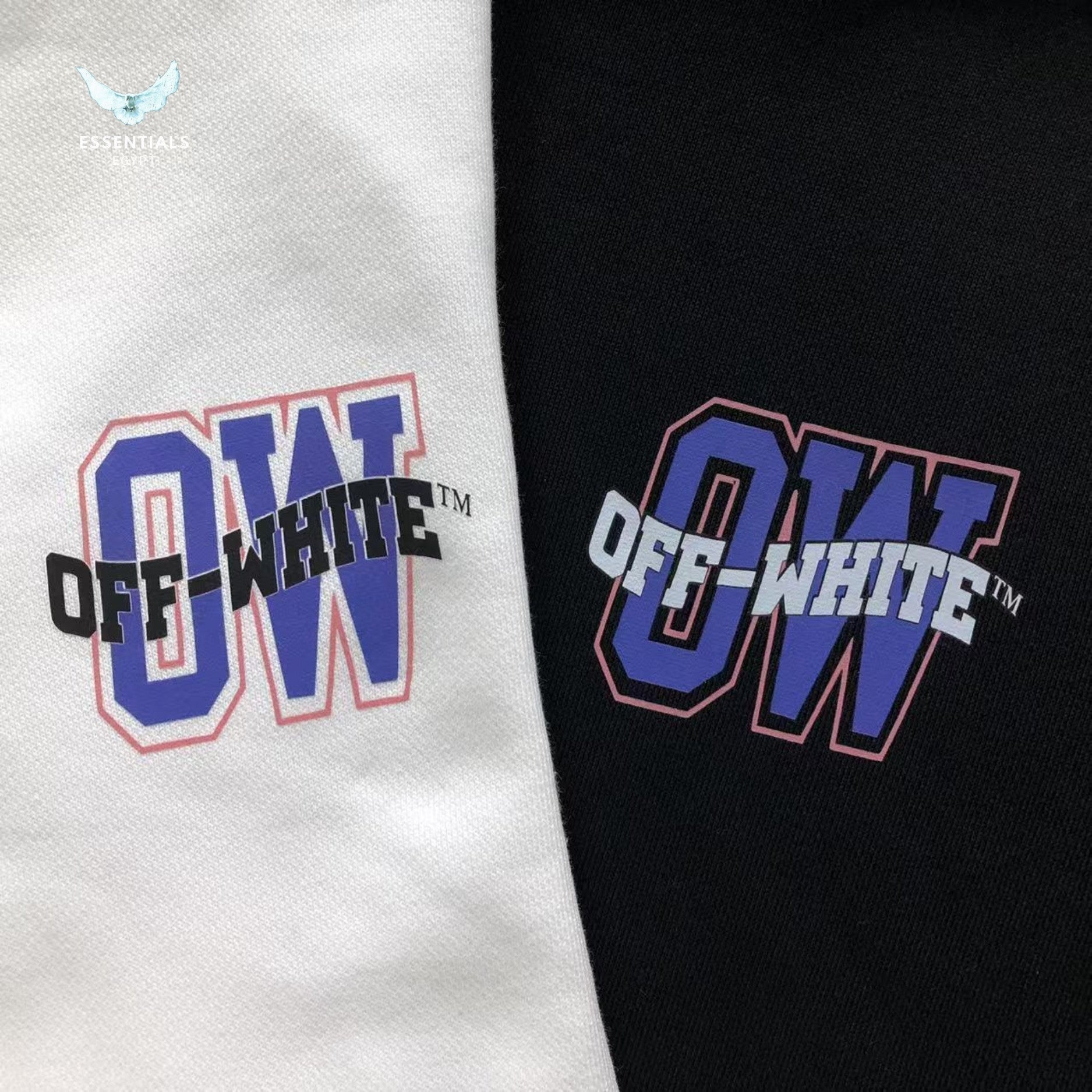 Off - White Hoodie Purple - Arrows - ESSENTIALS EGYPT