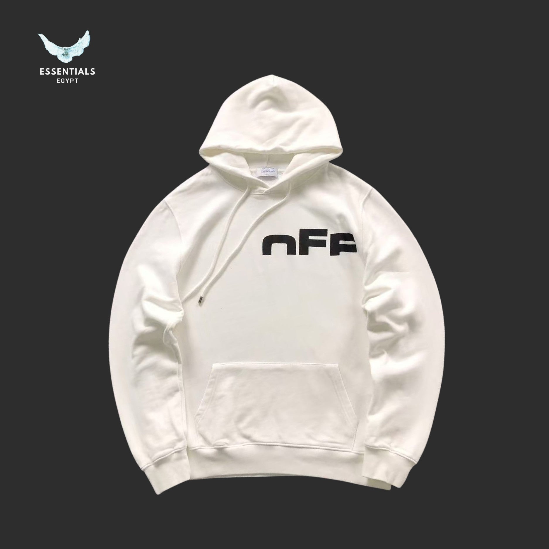 OFF - WHITE HOODIE - ESSENTIALS EGYPT
