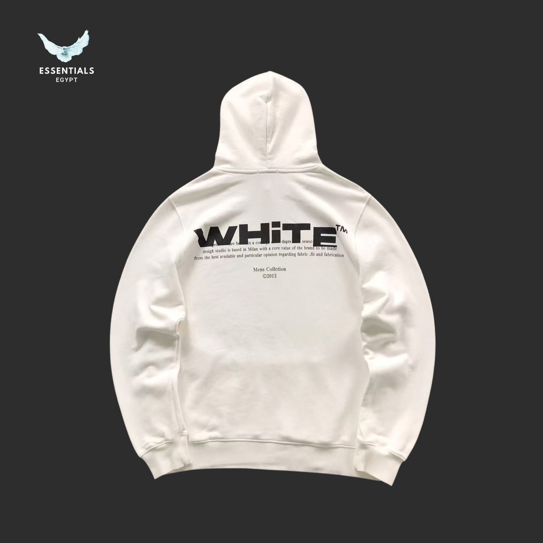OFF - WHITE HOODIE - ESSENTIALS EGYPT