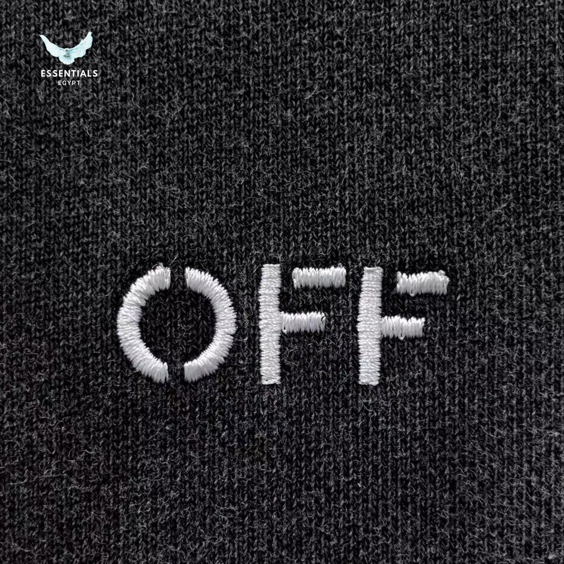 Off - White Hoodie Arrow - Print - ESSENTIALS EGYPT