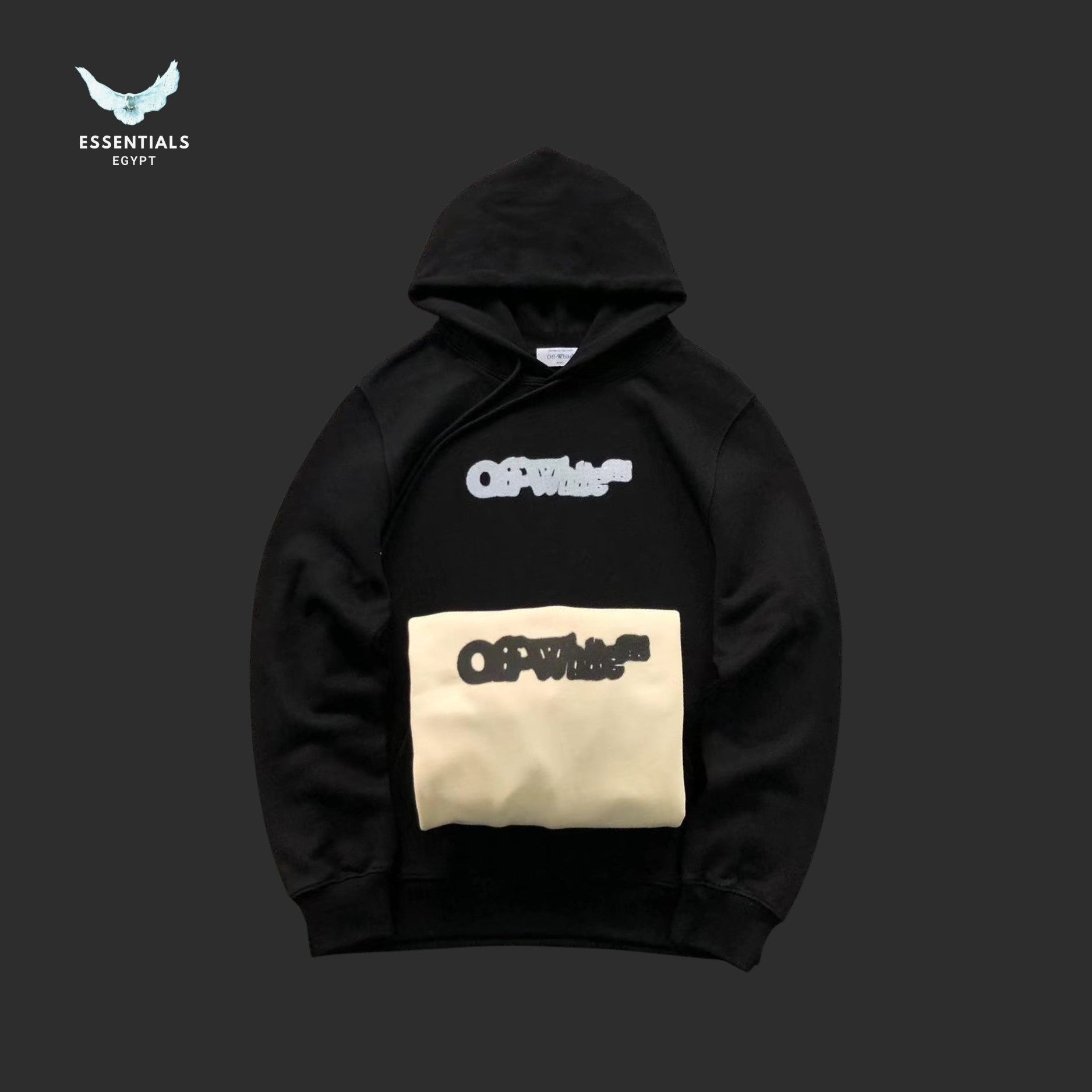 OFF - WHITE HOODIE SPRAY ARROW - ESSENTIALS EGYPT