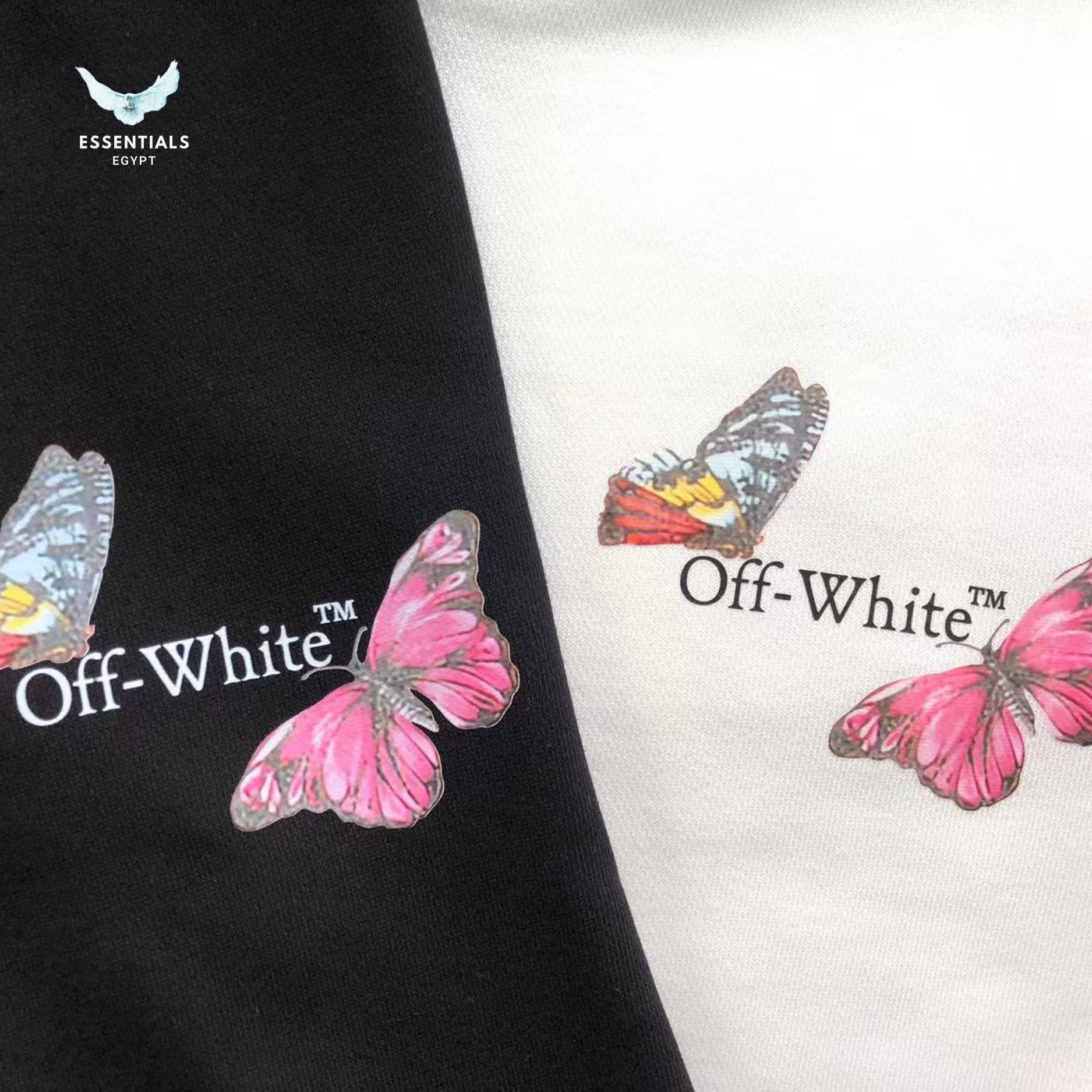 Off - White Arrow Butterfly Hoodie - ESSENTIALS EGYPT