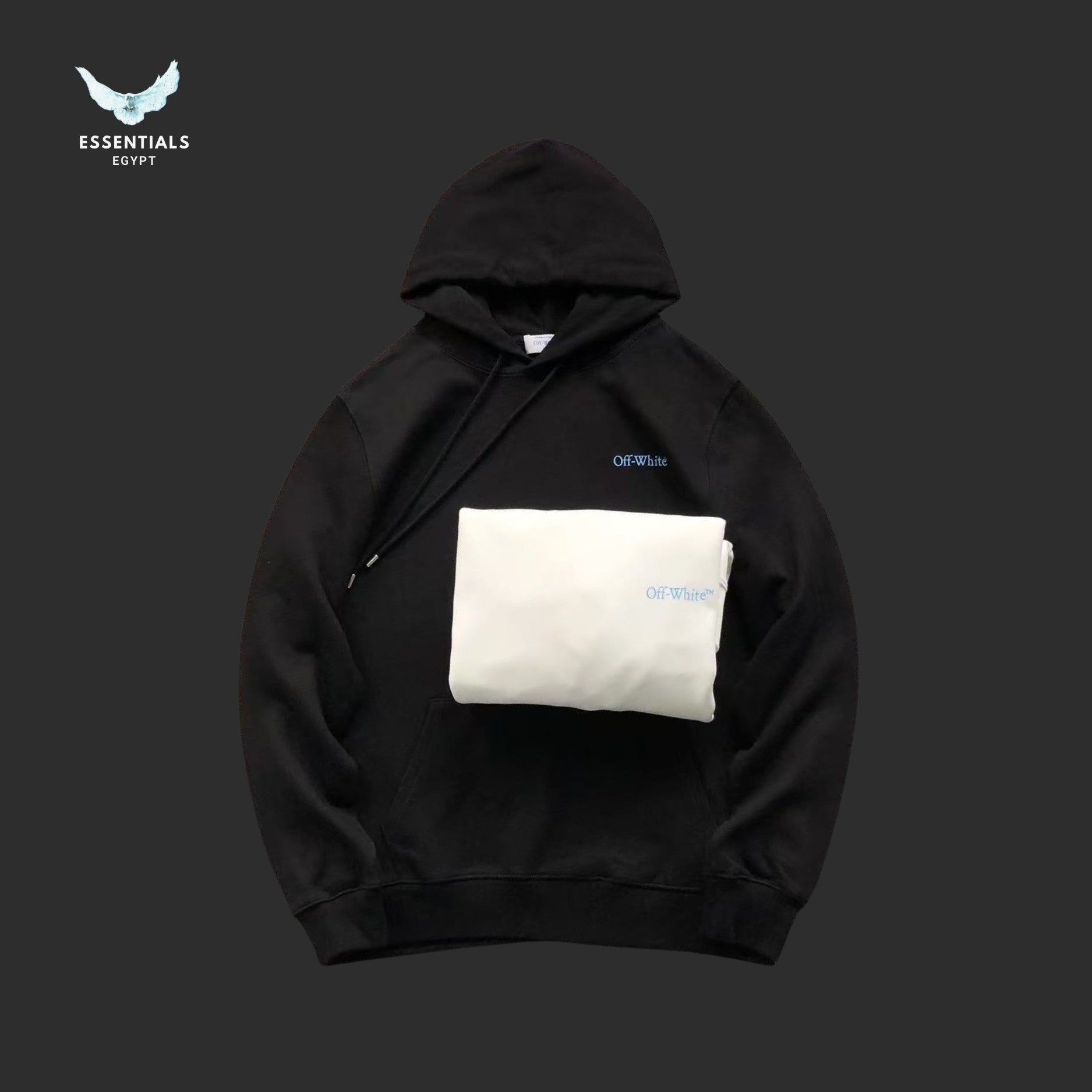 Off - White Barber Arrow Hoodie - ESSENTIALS EGYPT