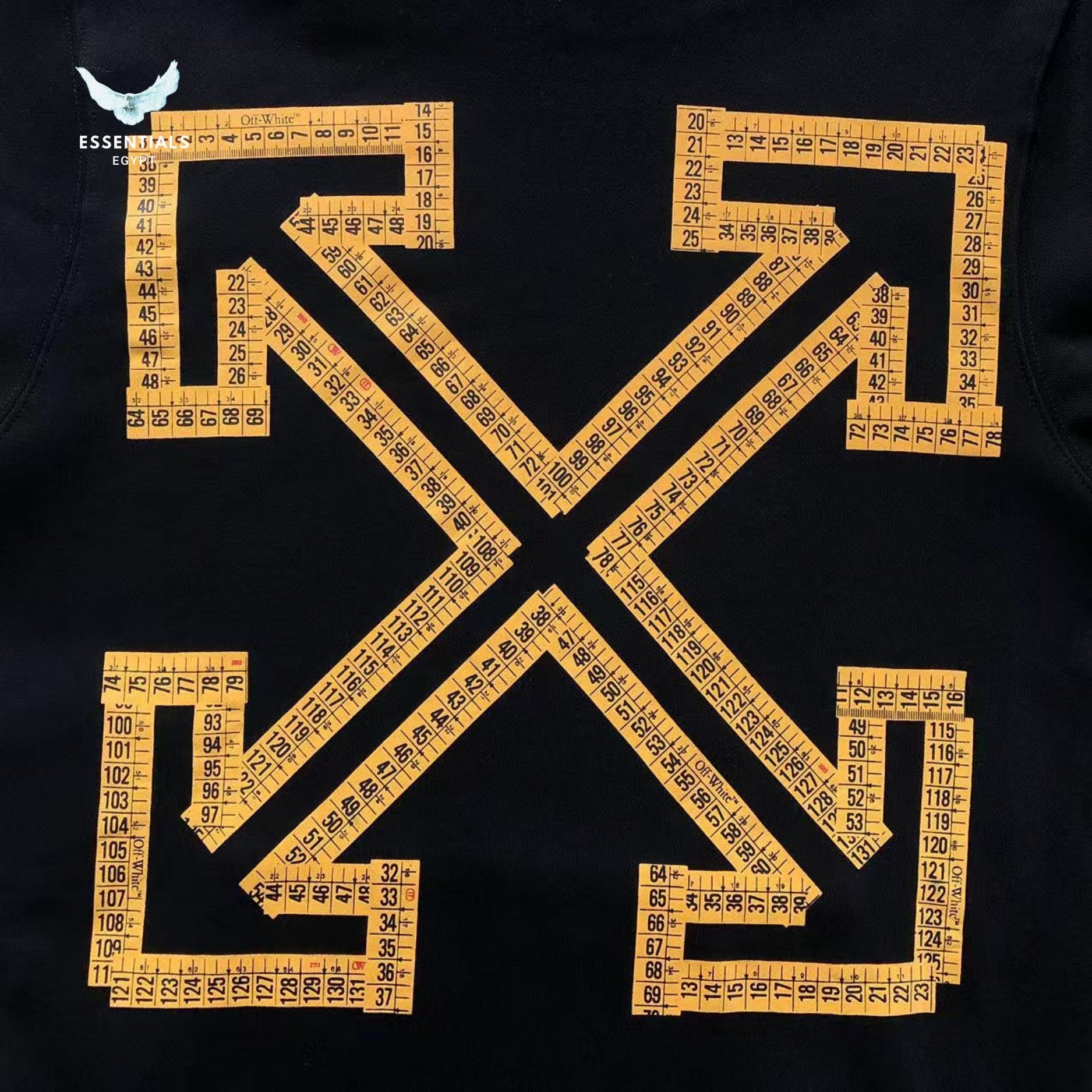OFF - WHITE TAPE ARROW SKATE HOODIE - ESSENTIALS EGYPT
