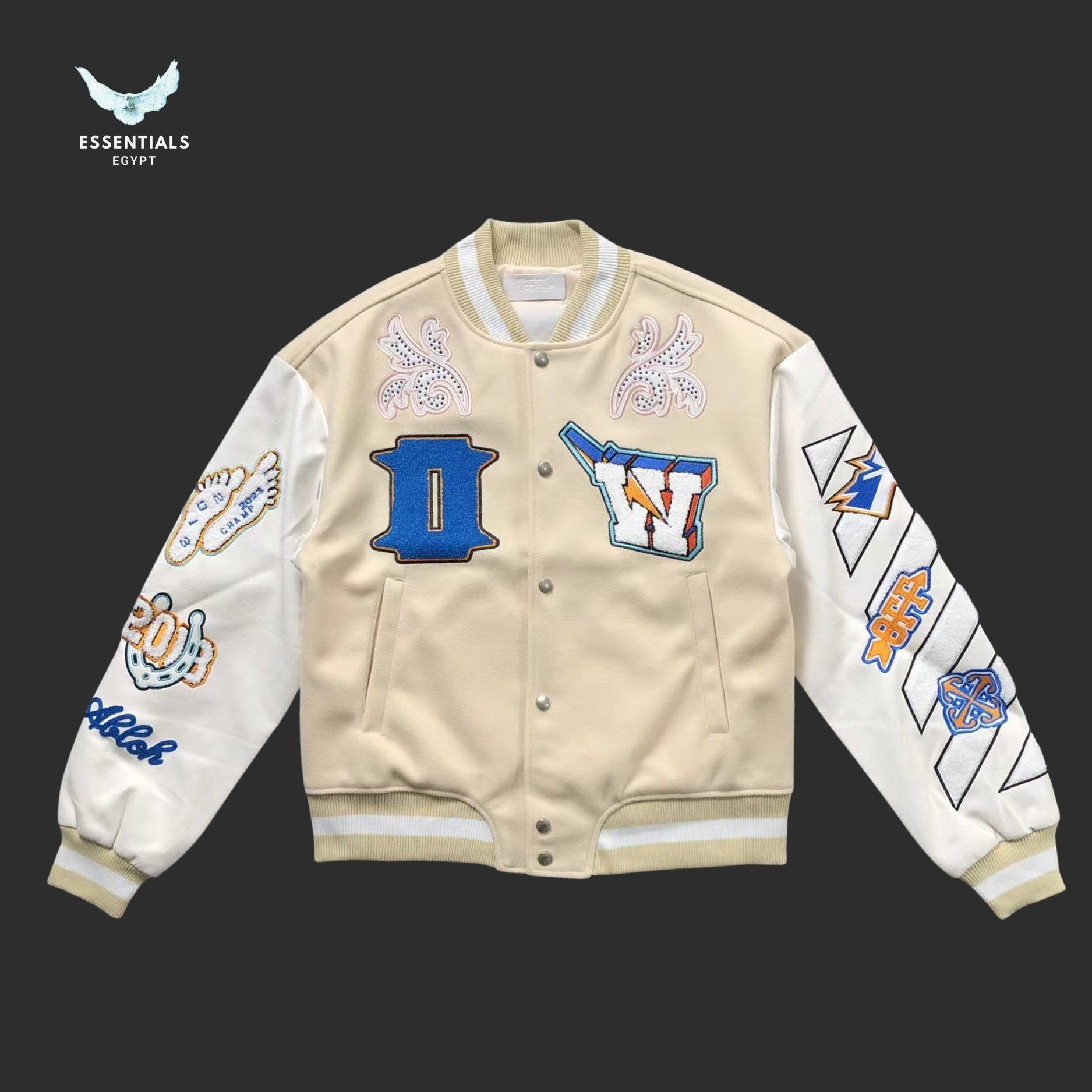 Off - White Thunderbolt Bomber Jacket - ESSENTIALS EGYPT