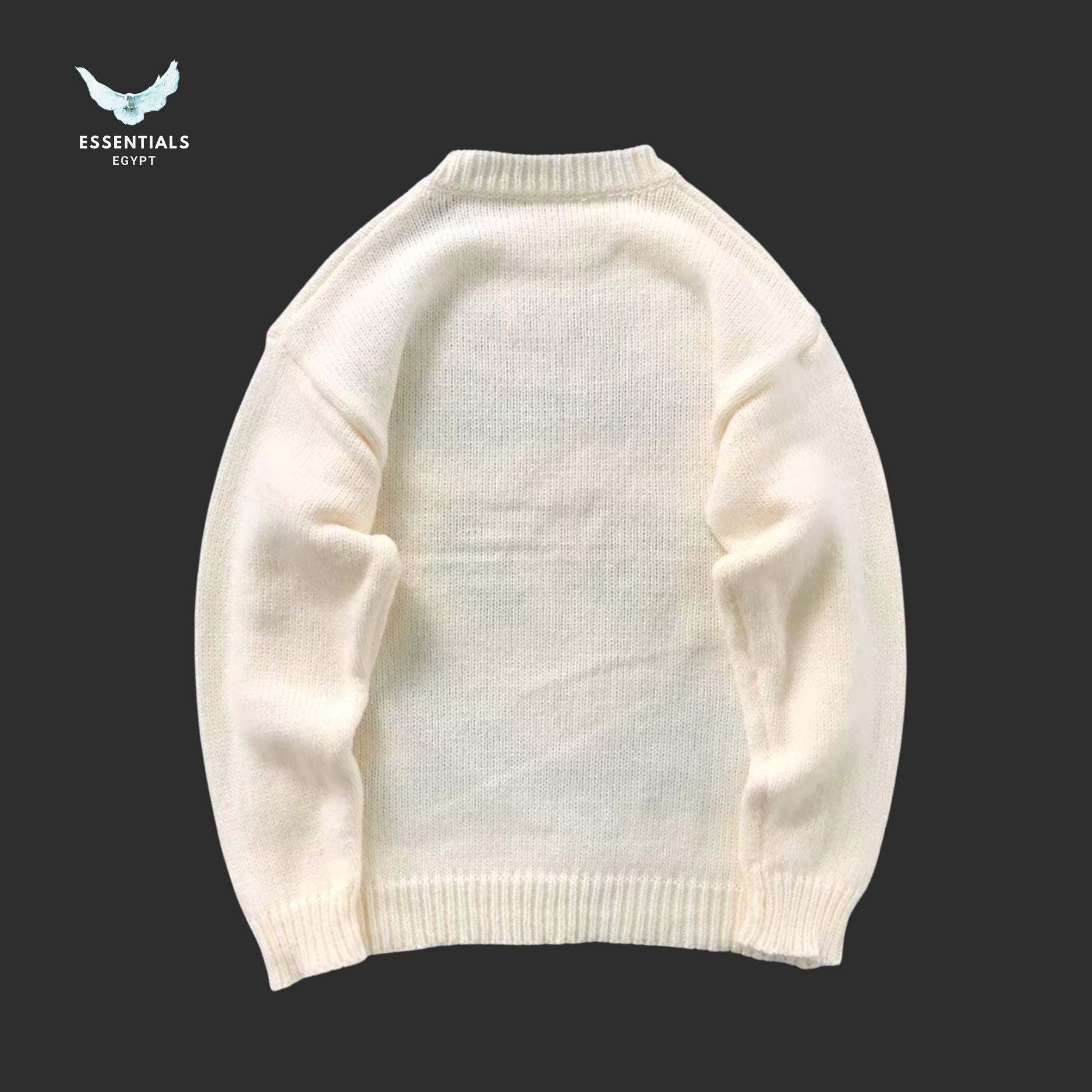 Off - White Chunky Cat Sweater - ESSENTIALS EGYPT