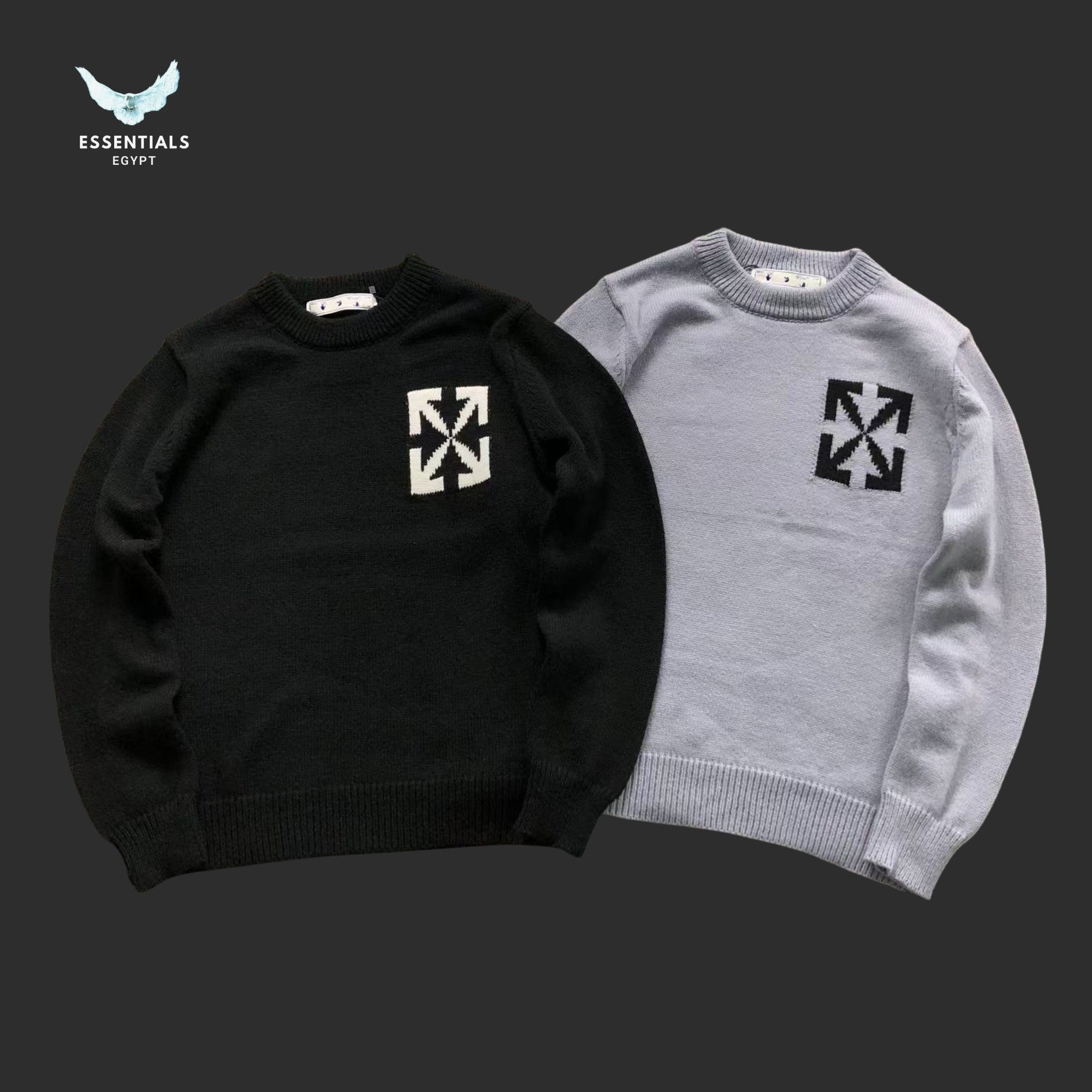 Off - White Single Arrow Sweatshirts - ESSENTIALS EGYPT