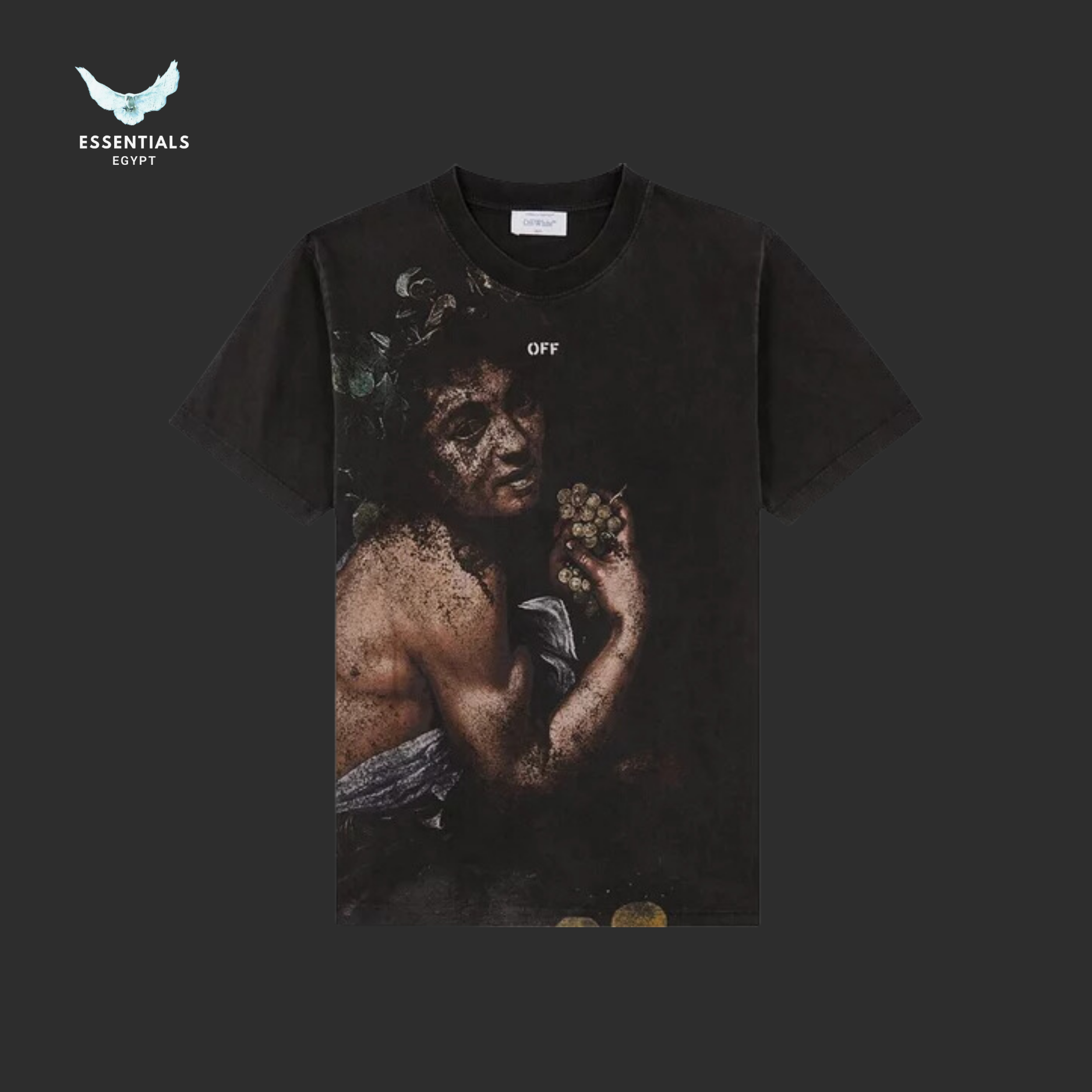 Off-White Bacchus Slim Short-Sleeve Tee 'Black_Multicolor'