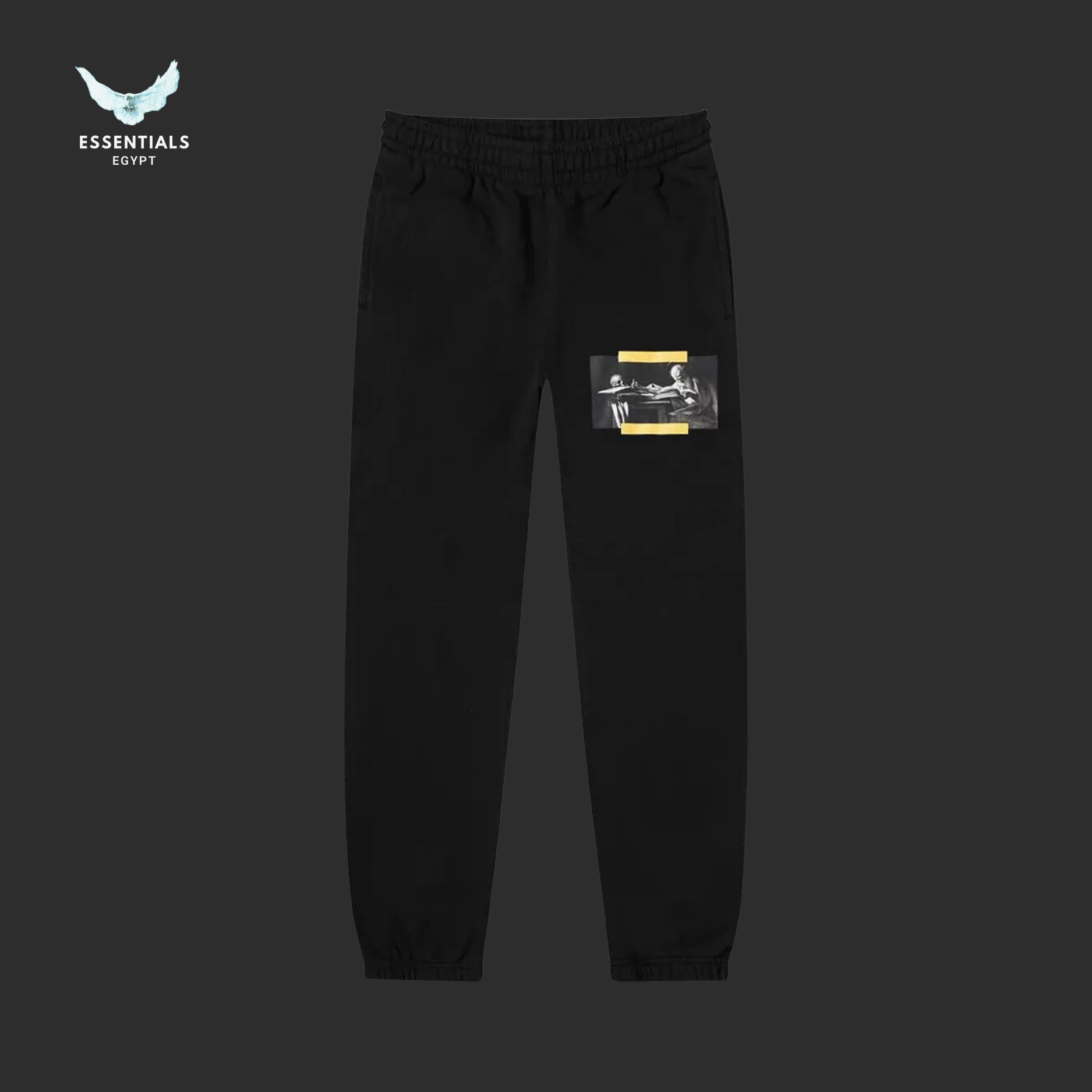 Off-White Carav Painting Slim Sweatpant 'Black_Multicolor'