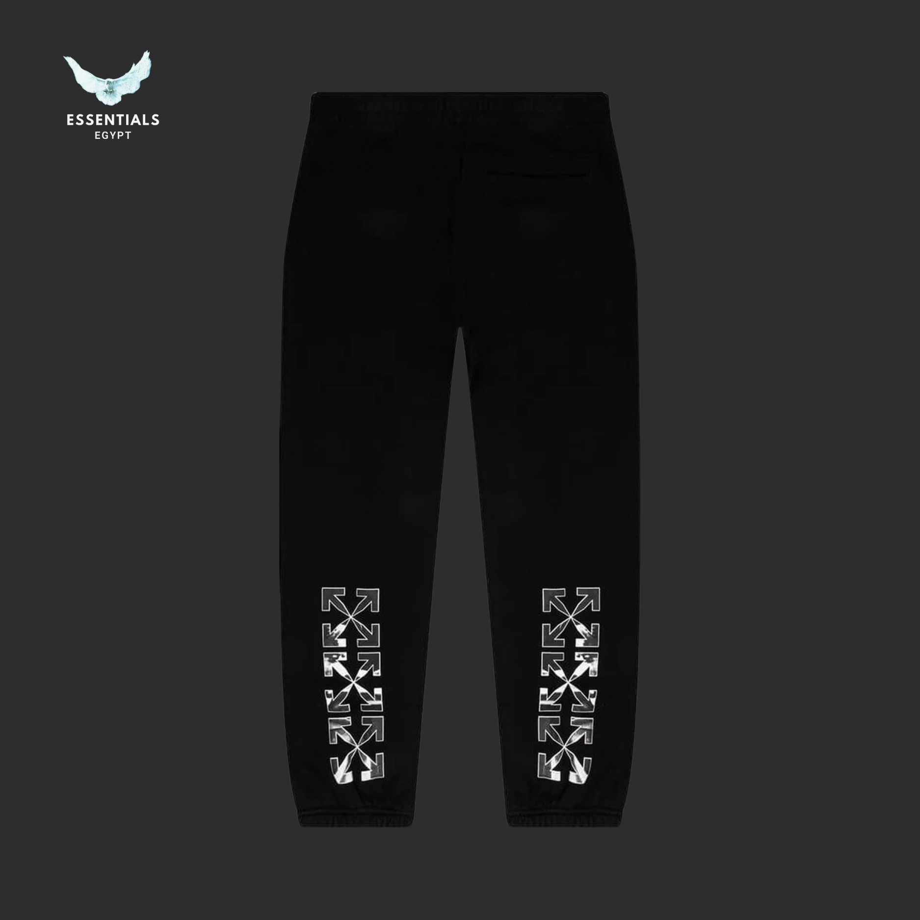 Off-White Caravaggio Arrow Slim Sweatpant 'Black_White'