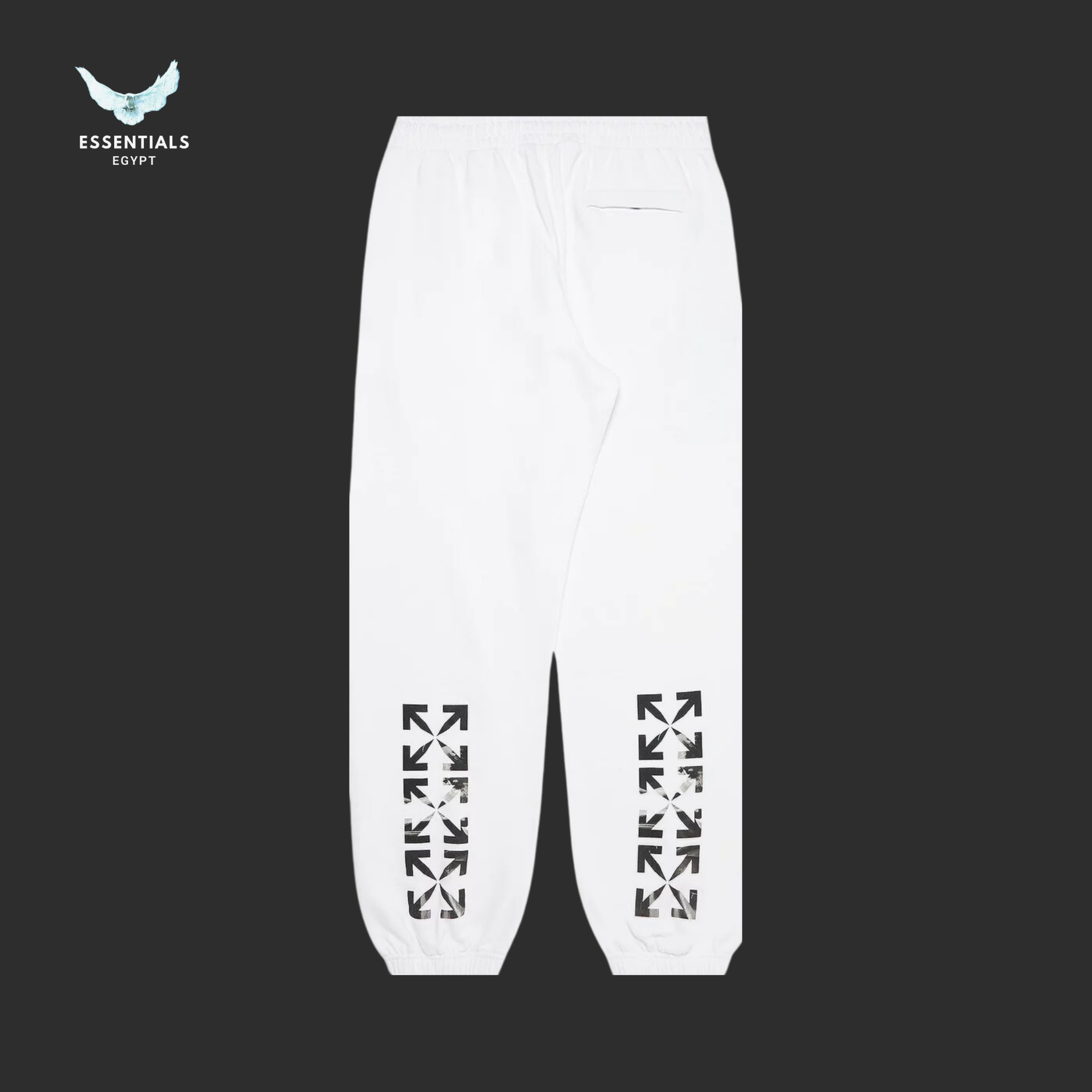 Off-White Caravaggio Arrow Slim Sweatpant 'White_Black'