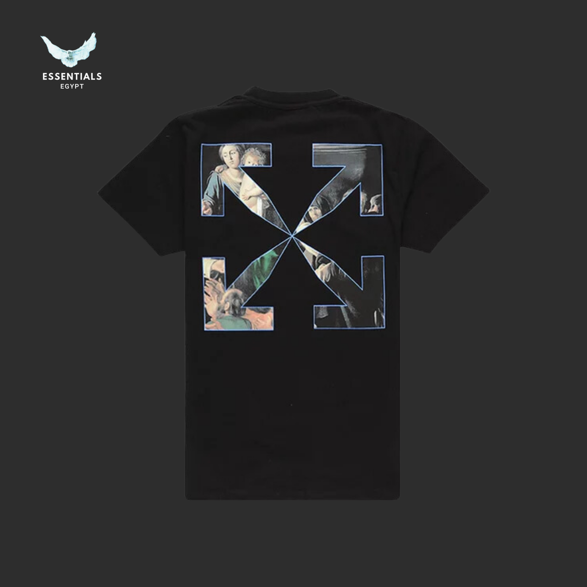 Off-White Caravaggio Painting Short-Sleeve Slim Tee 'Black'