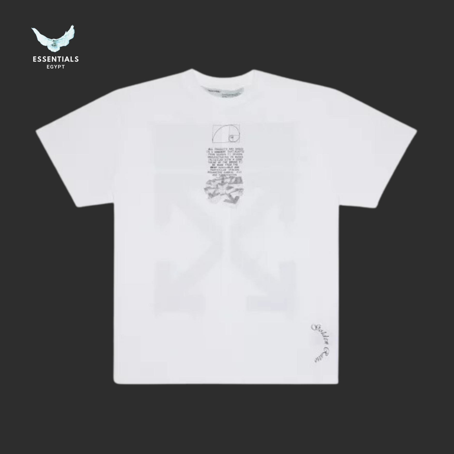 Off-White Dripping Arrows Short Sleeve Over T-Shirt 'White'