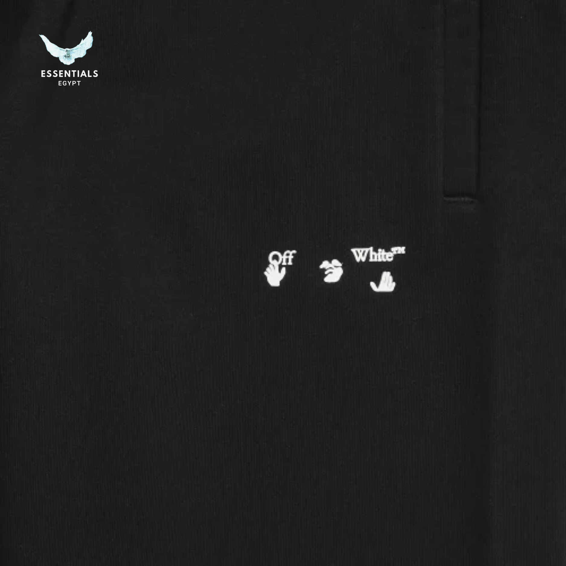 Off-White Logo Slim Curved Sweatpant – Black